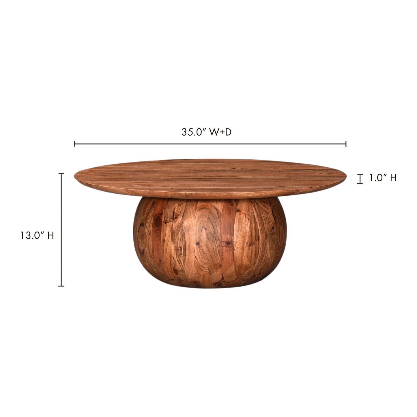 Bradbury Natural Coffee Table - Ornate Home