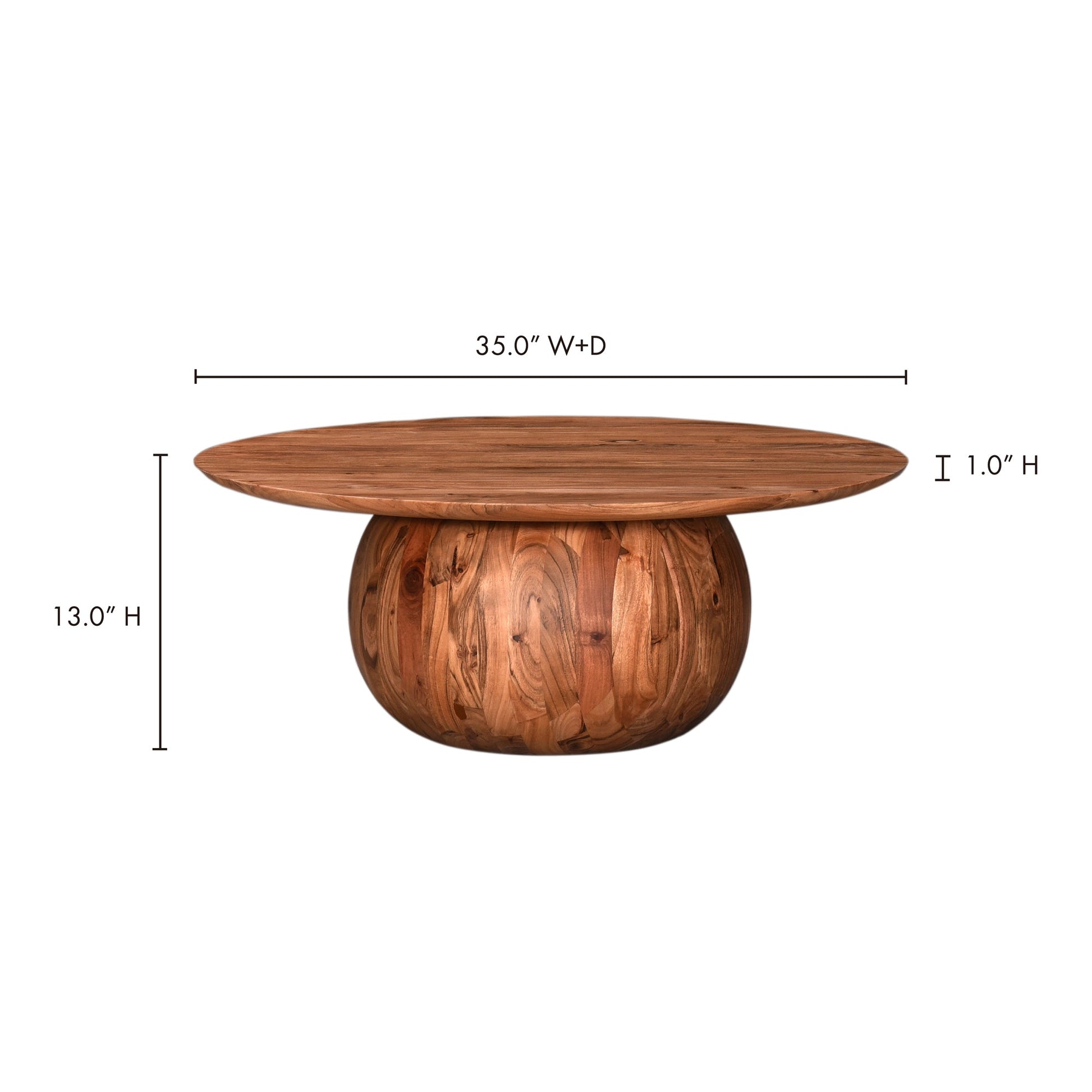Bradbury Natural Coffee Table - Ornate Home