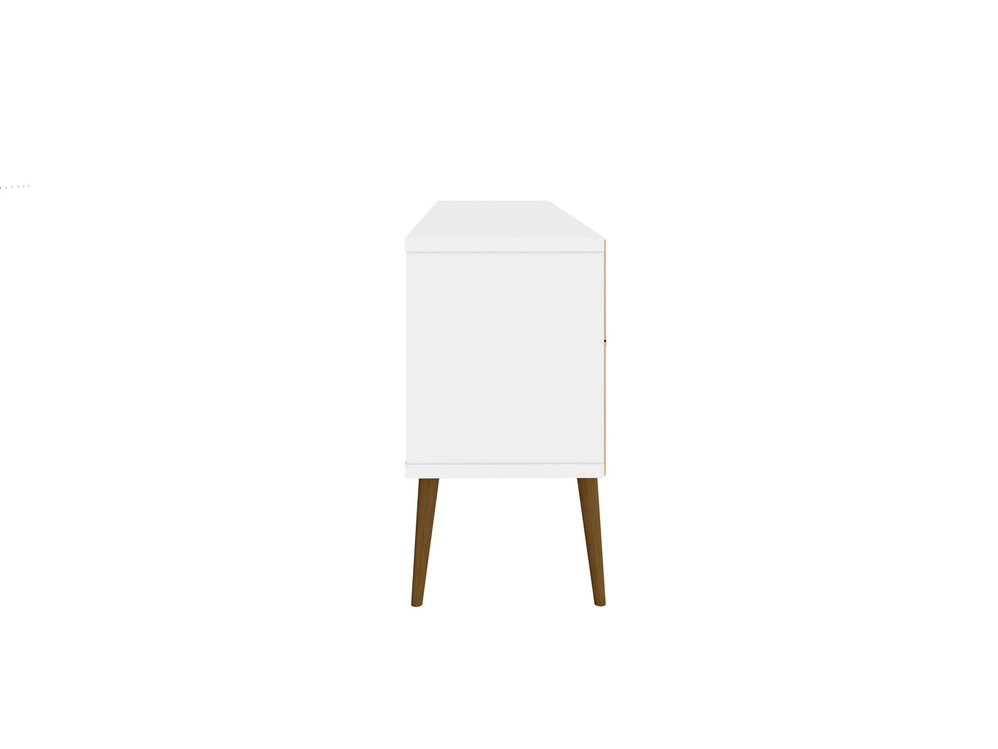 Bradley 62.99 TV Stand in White - Ornate Home