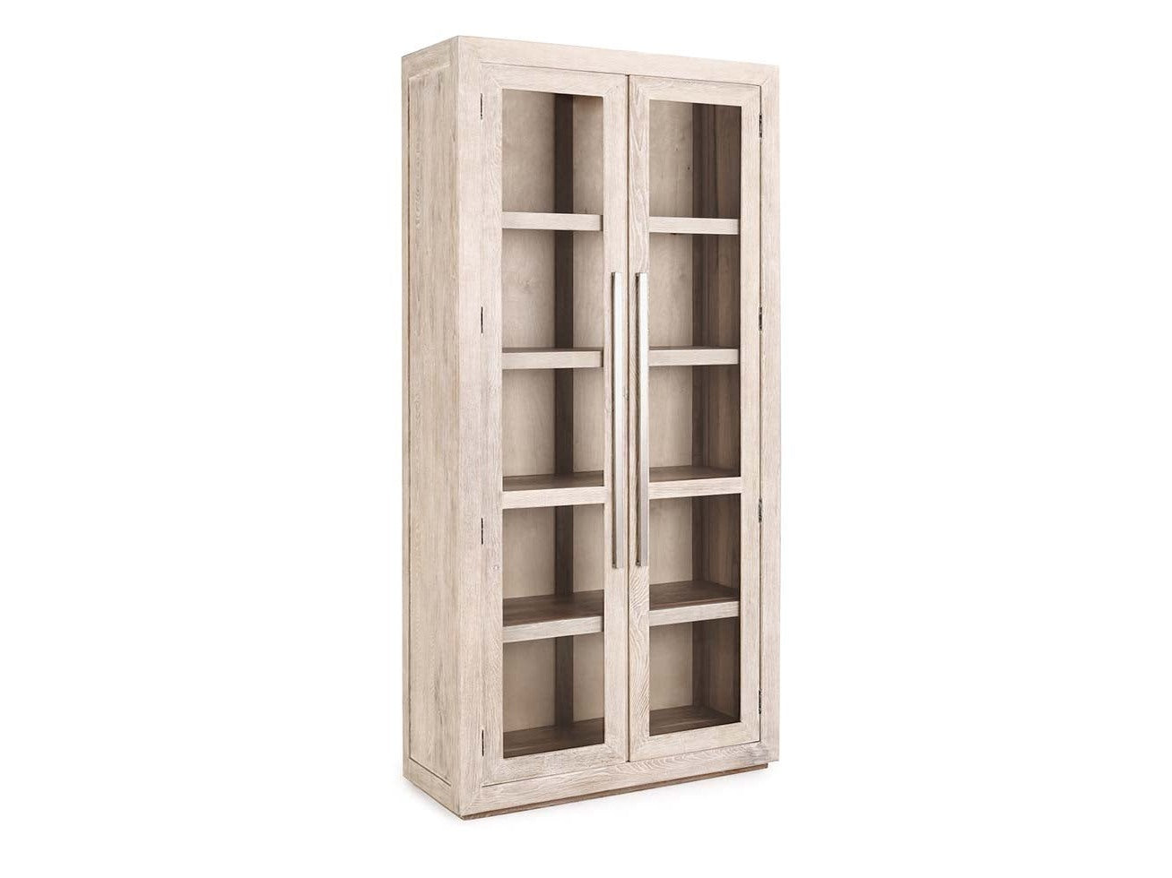 Bradley Whitewash Tall Cabinet - Ornate Home