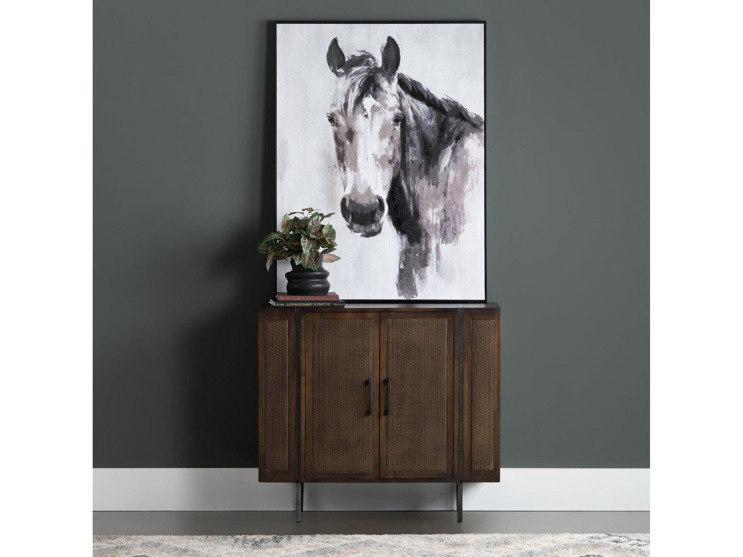 Brantley Brown/White Canvas - Ornate Home