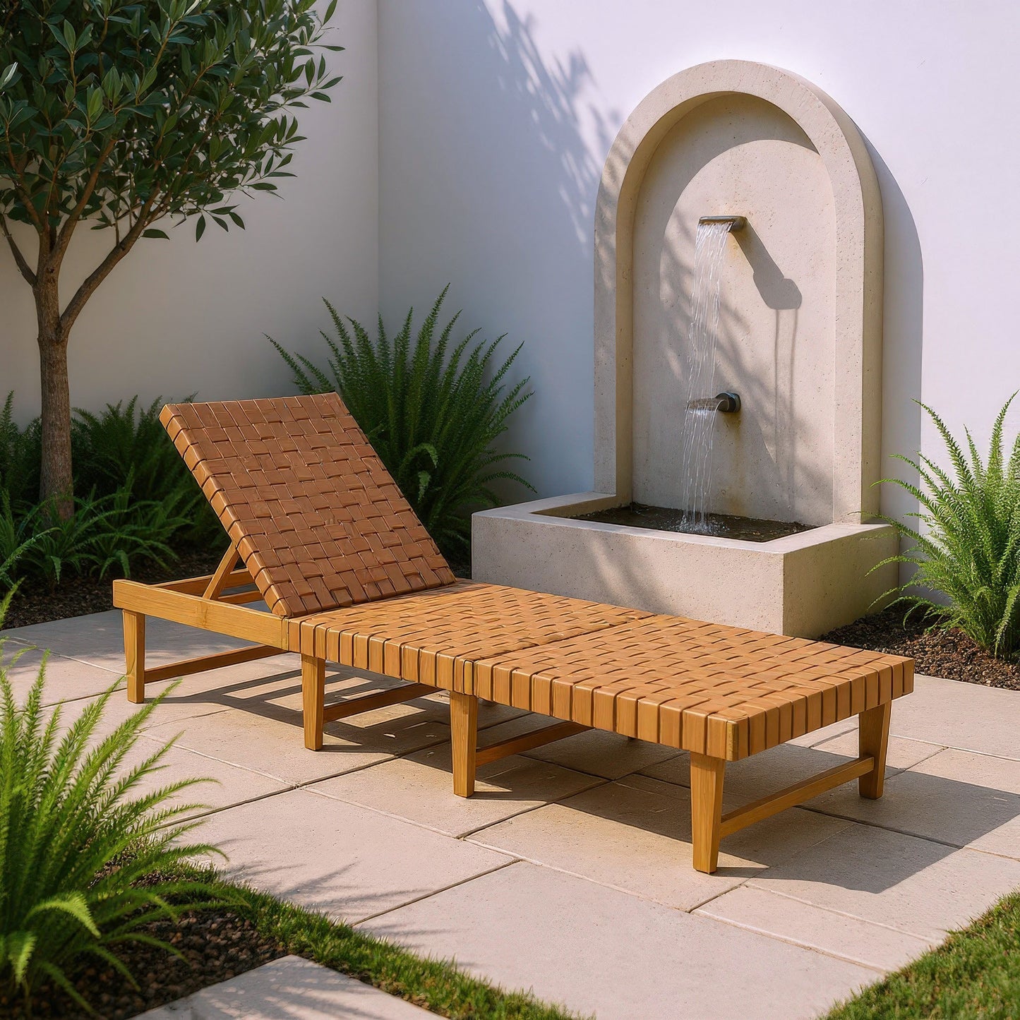 Breath Brown Outdoor Chaise Lounge - Ornate Home