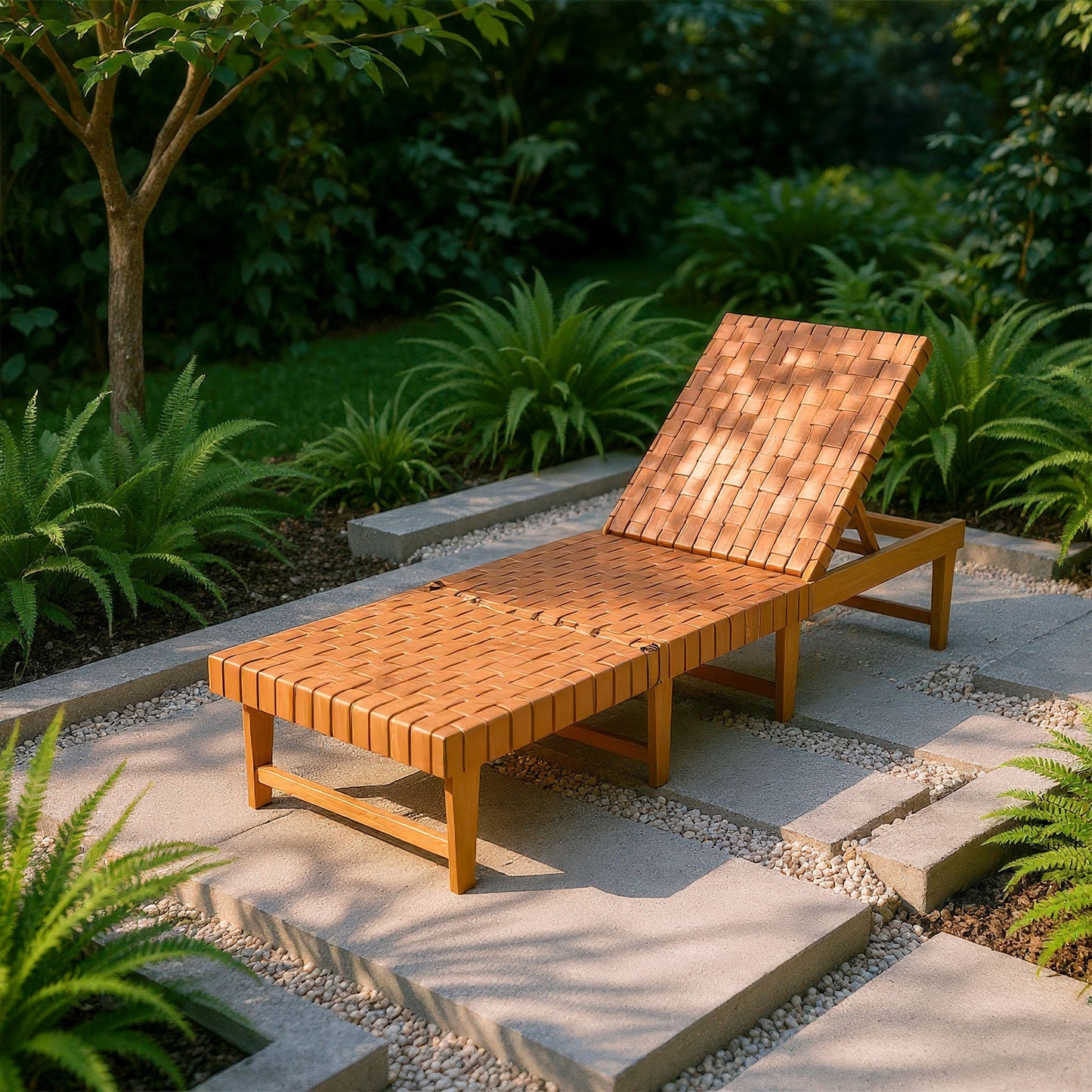Breath Brown Outdoor Chaise Lounge - Ornate Home