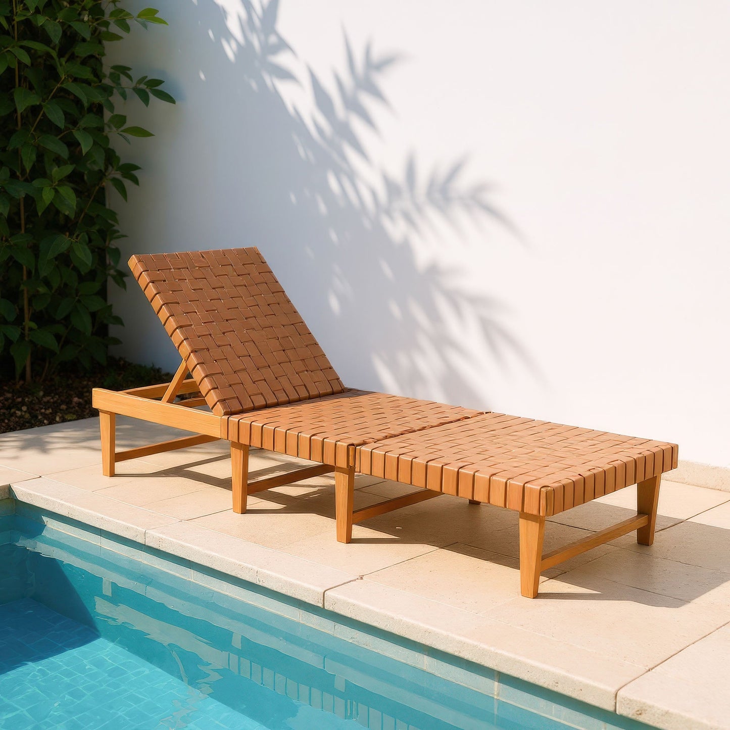 Breath Brown Outdoor Chaise Lounge - Ornate Home