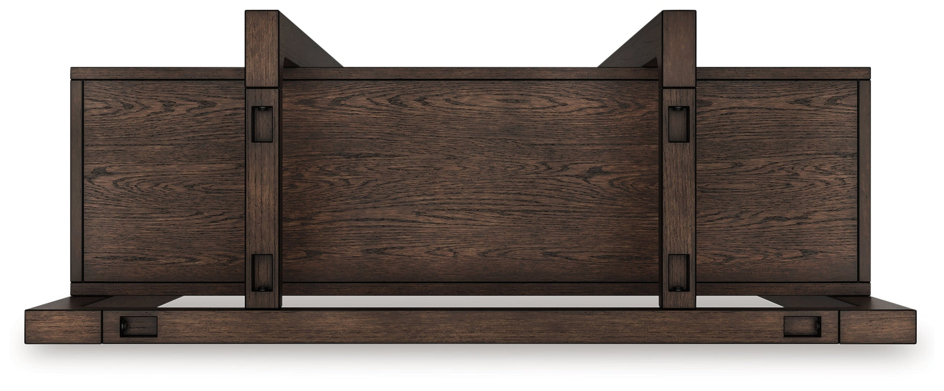 Breckington Dark Brown Bookcase- Viva Furn