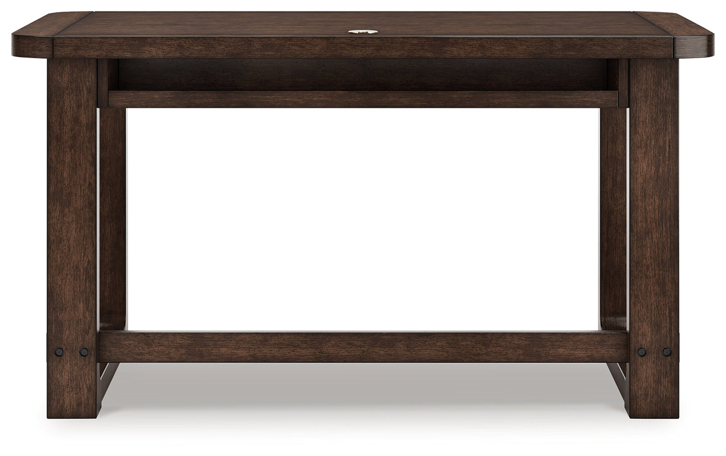 Breckington Dark Brown Home Office Desk- Viva Furn
