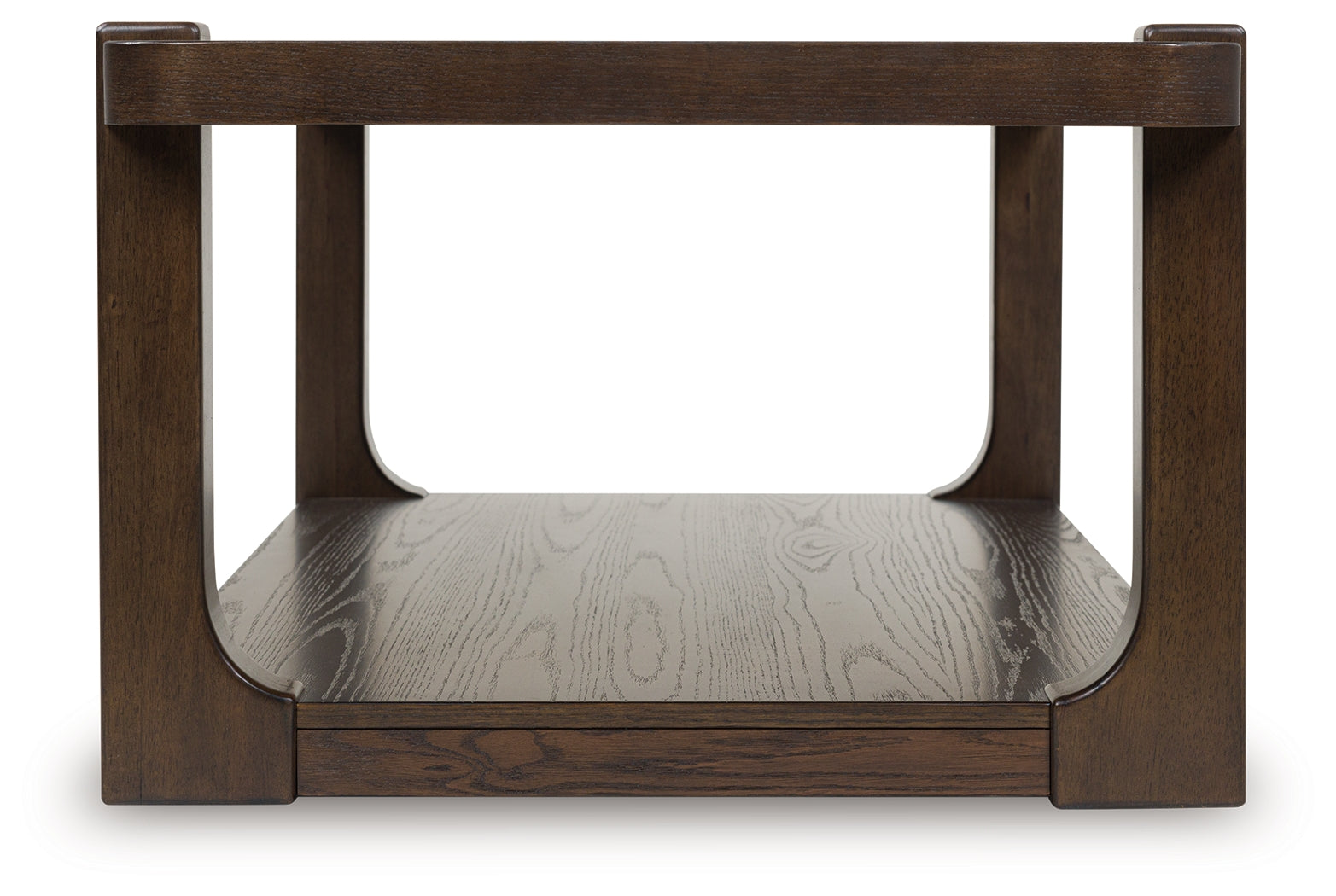 Breckington Dark Brown Rectangular Cocktail Table- Viva Furn