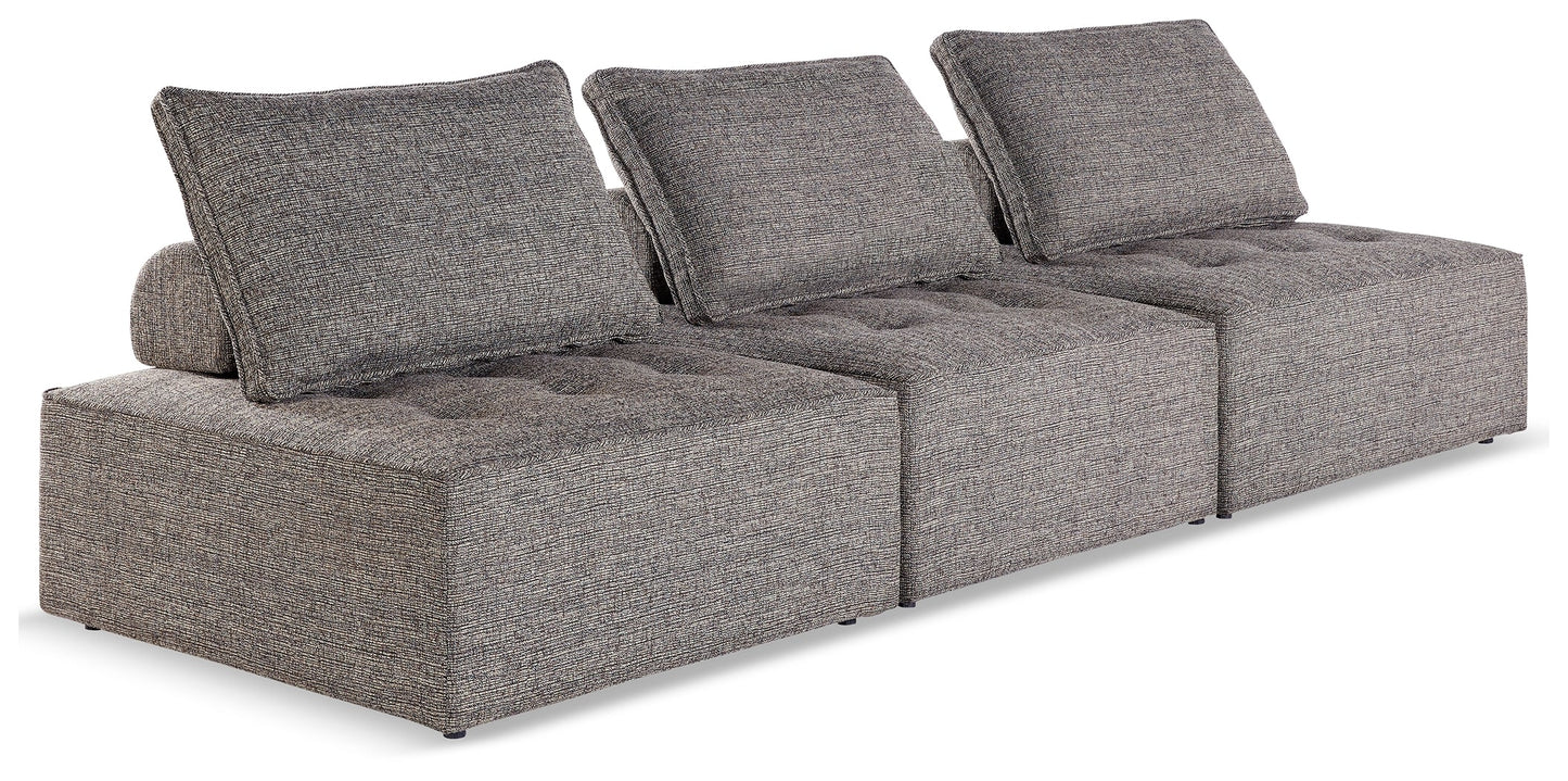 Bree Zee Brown 3-Piece Outdoor Modular Seating- Viva Furn