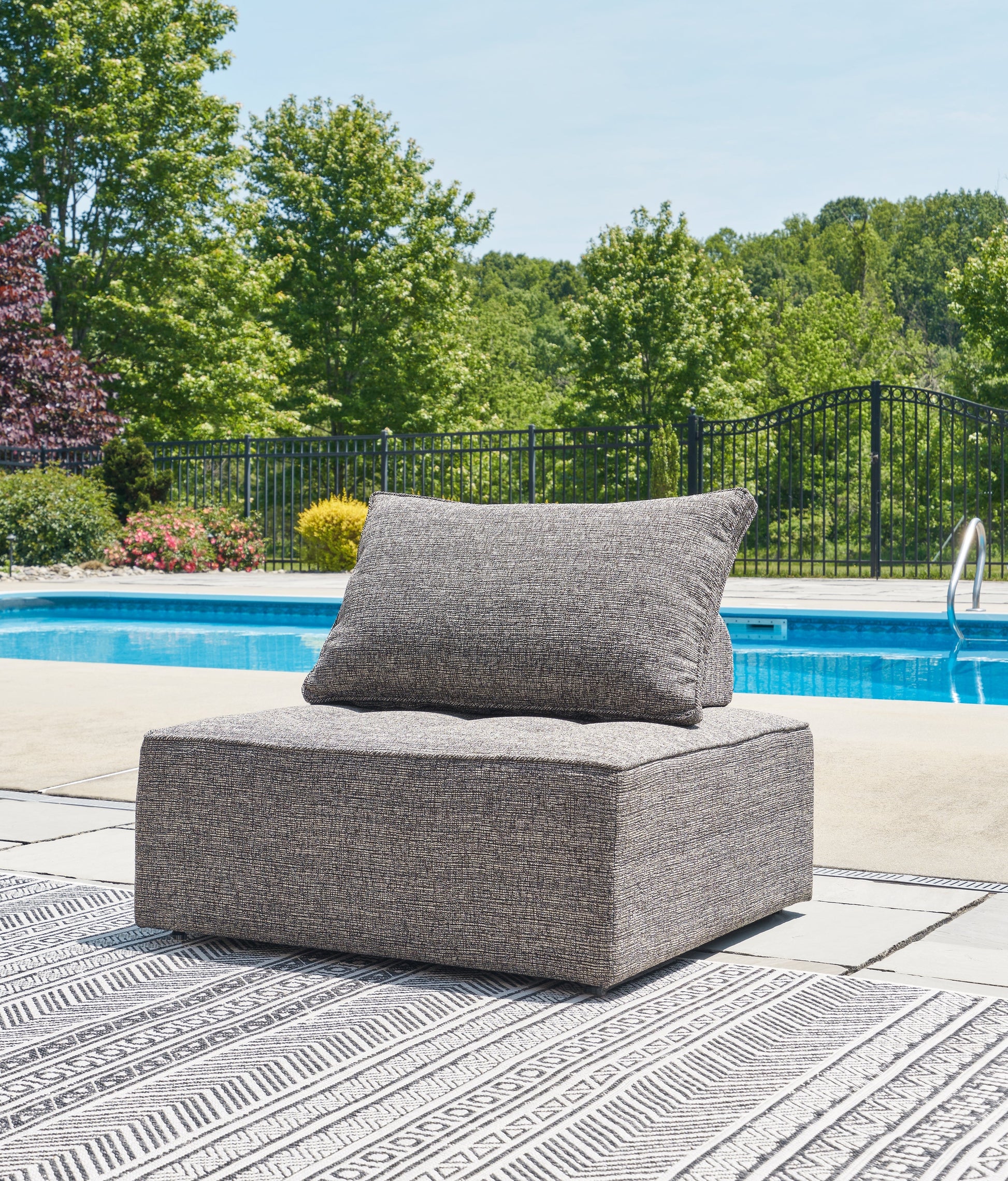 Bree Zee Brown 5-Piece Outdoor Modular Seating- Viva Furn