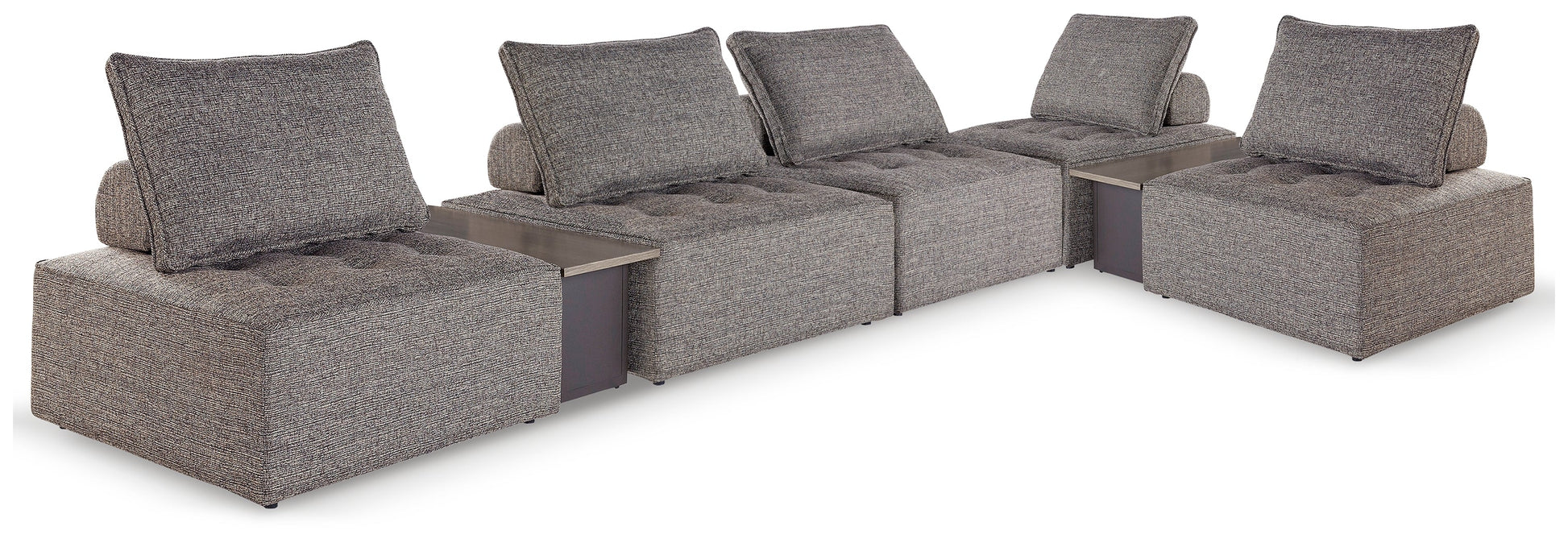Bree Zee Brown 7-Piece Outdoor Modular Seating- Viva Furn