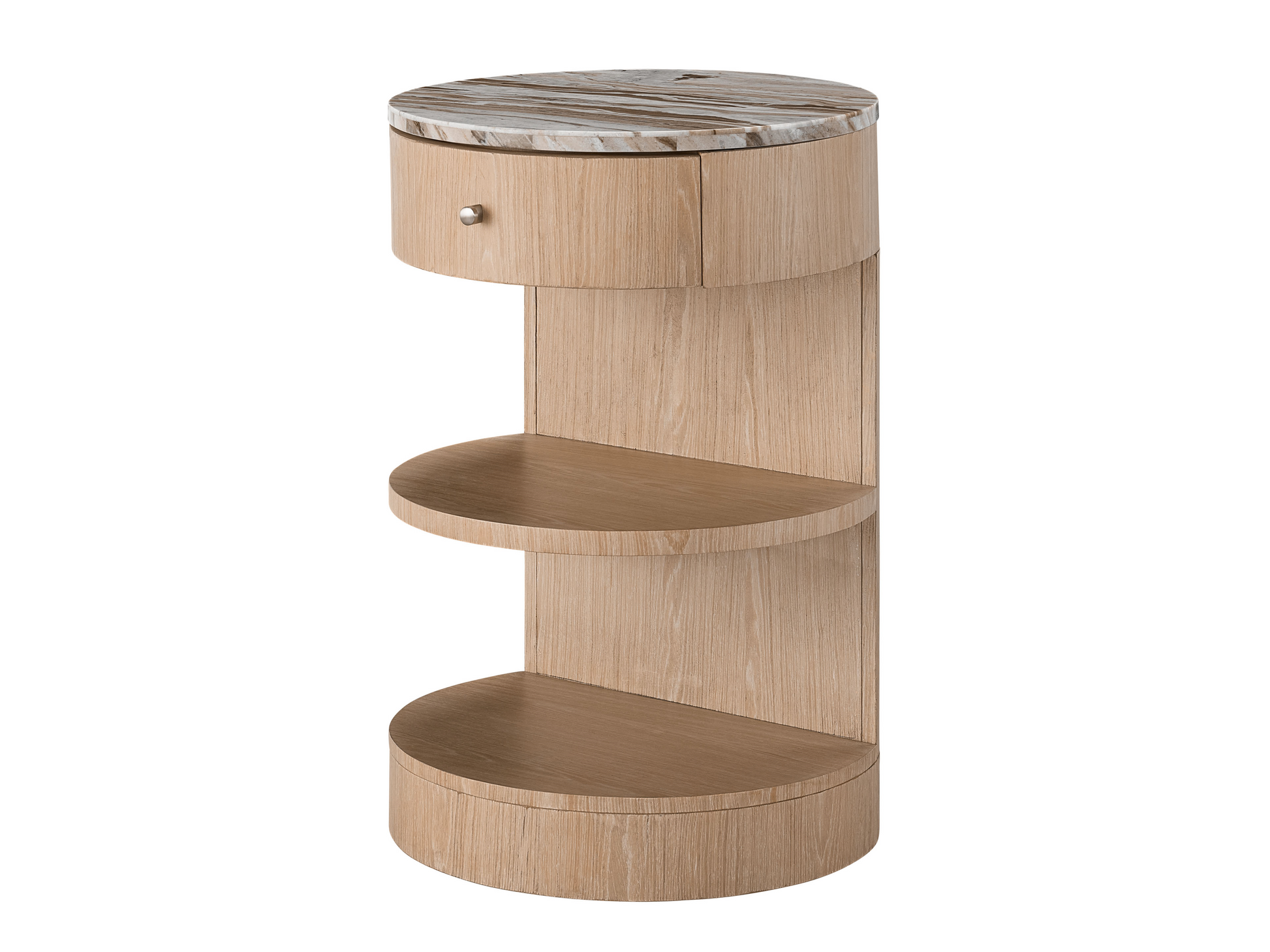Breeze White Oak Nightstand - Ornate Home
