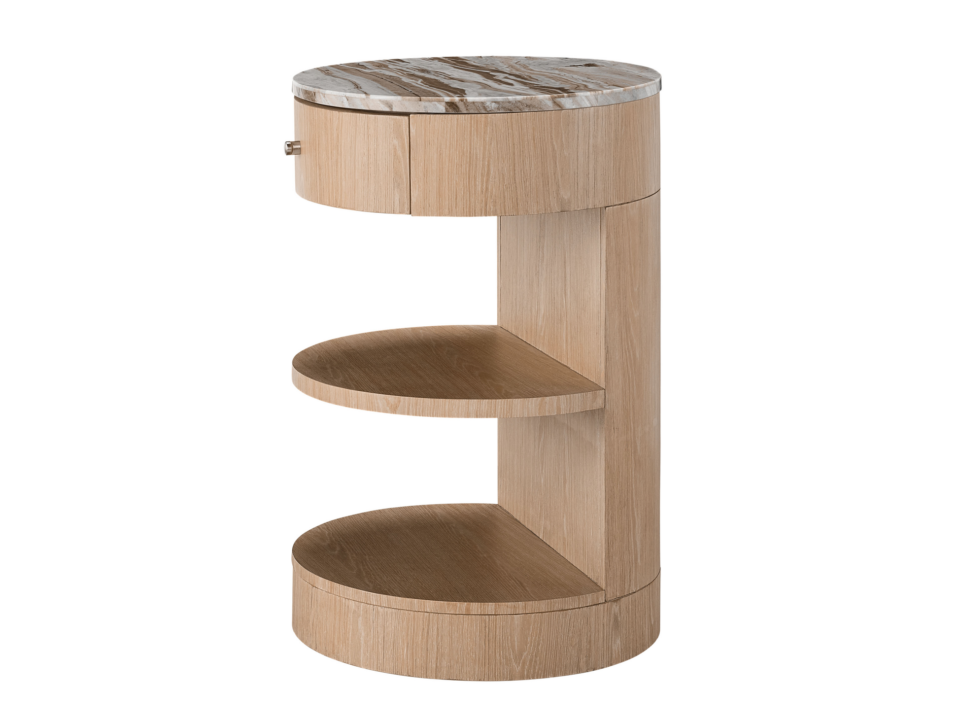 Breeze White Oak Nightstand - Ornate Home