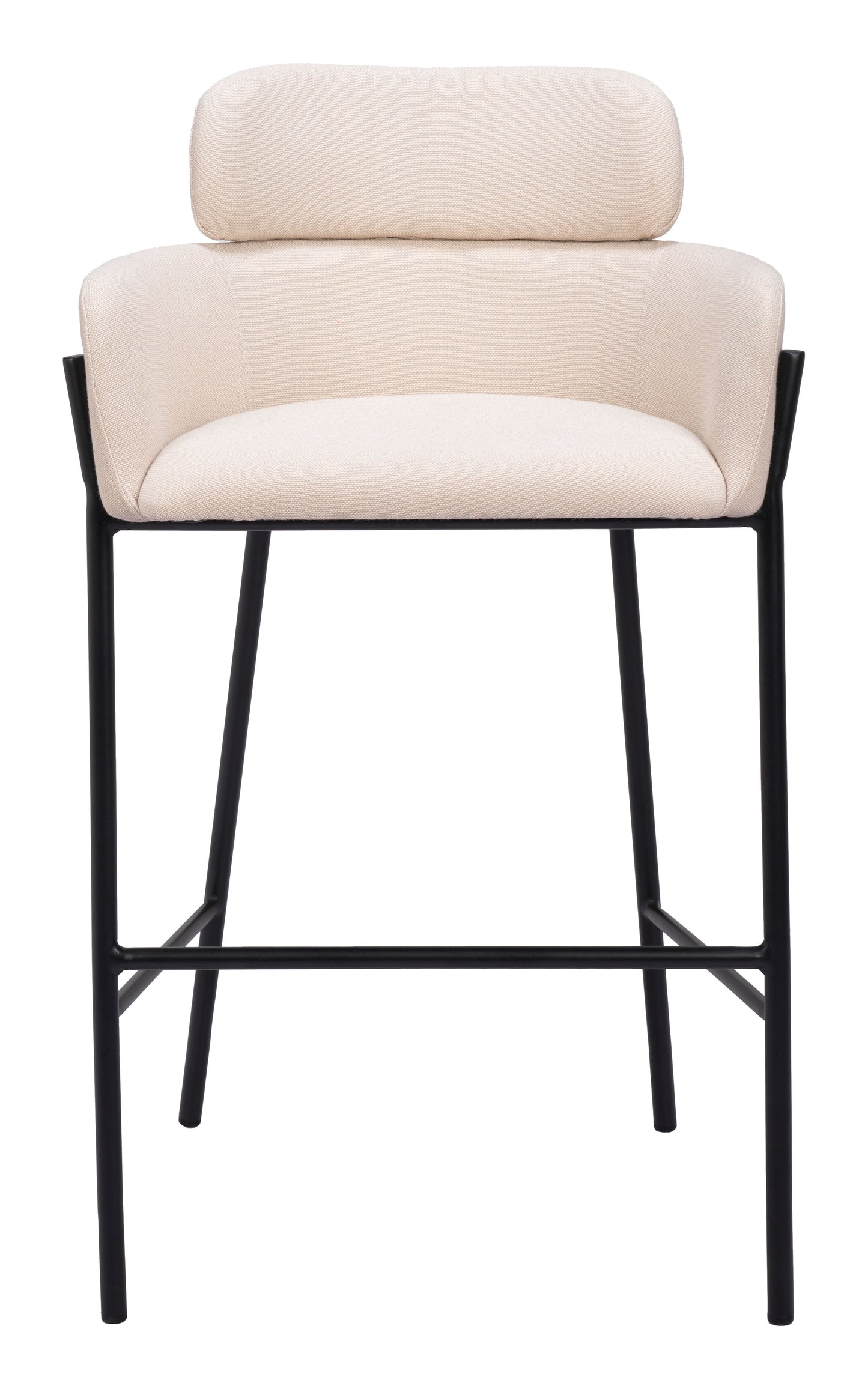 Bremor Beige Barstool - Ornate Home