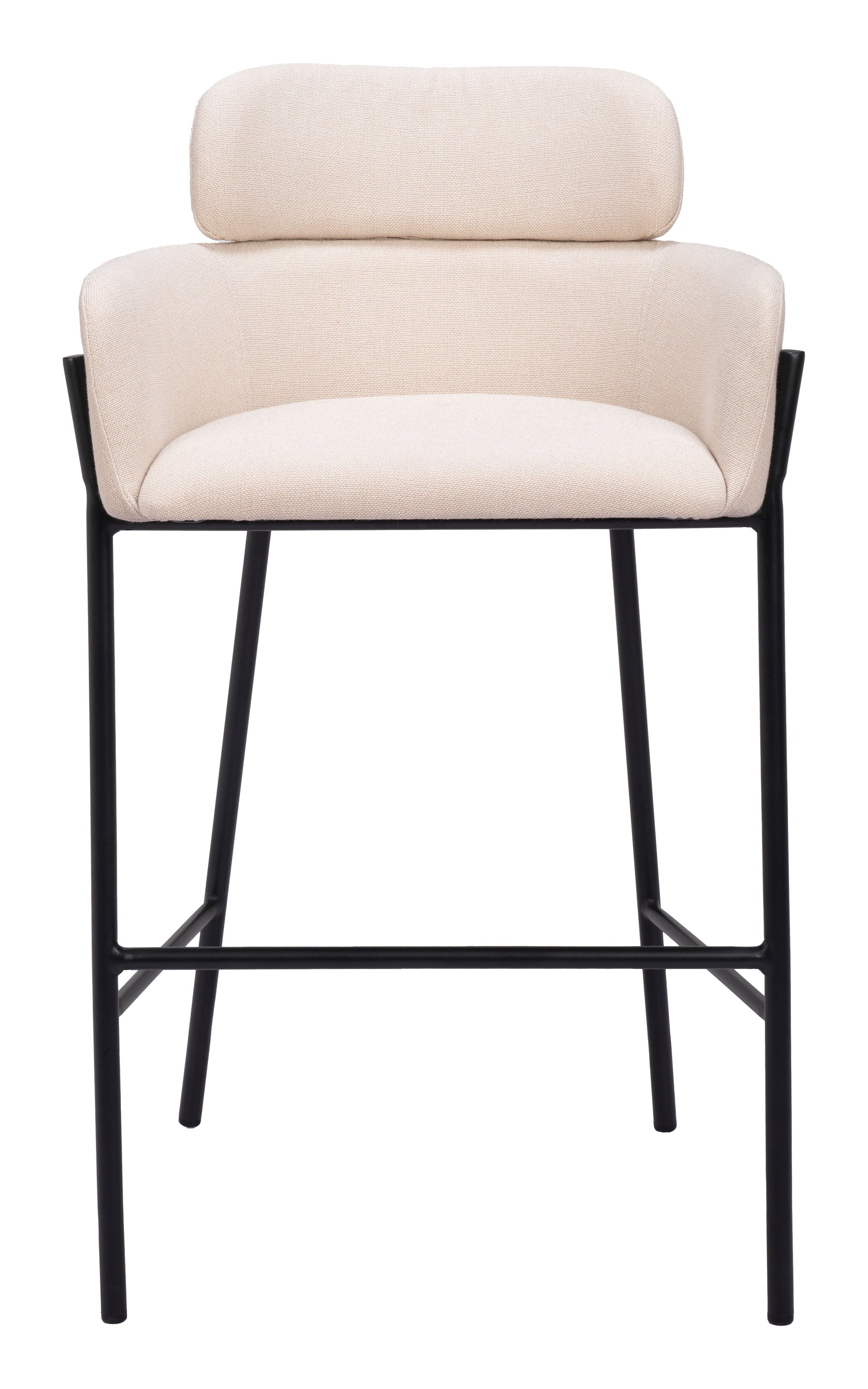 Bremor Beige Barstool - Ornate Home
