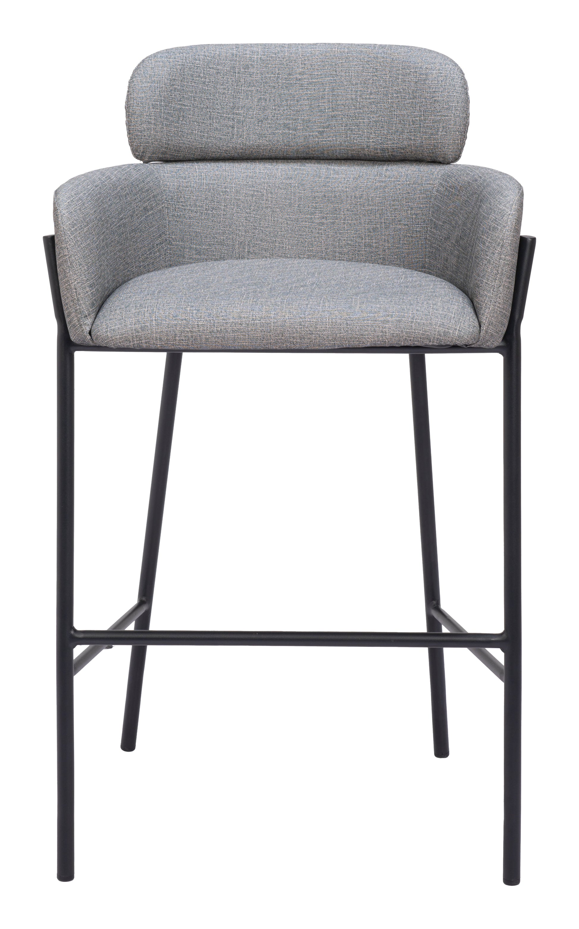 Bremor Slate Gray Barstool - Ornate Home