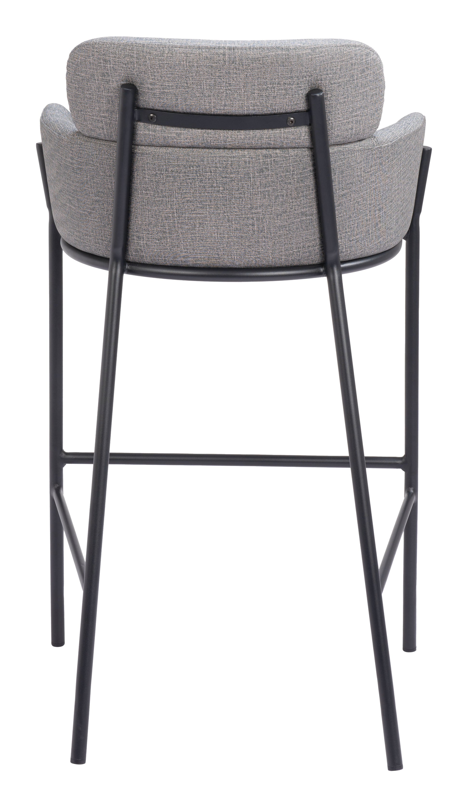 Bremor Slate Gray Barstool - Ornate Home
