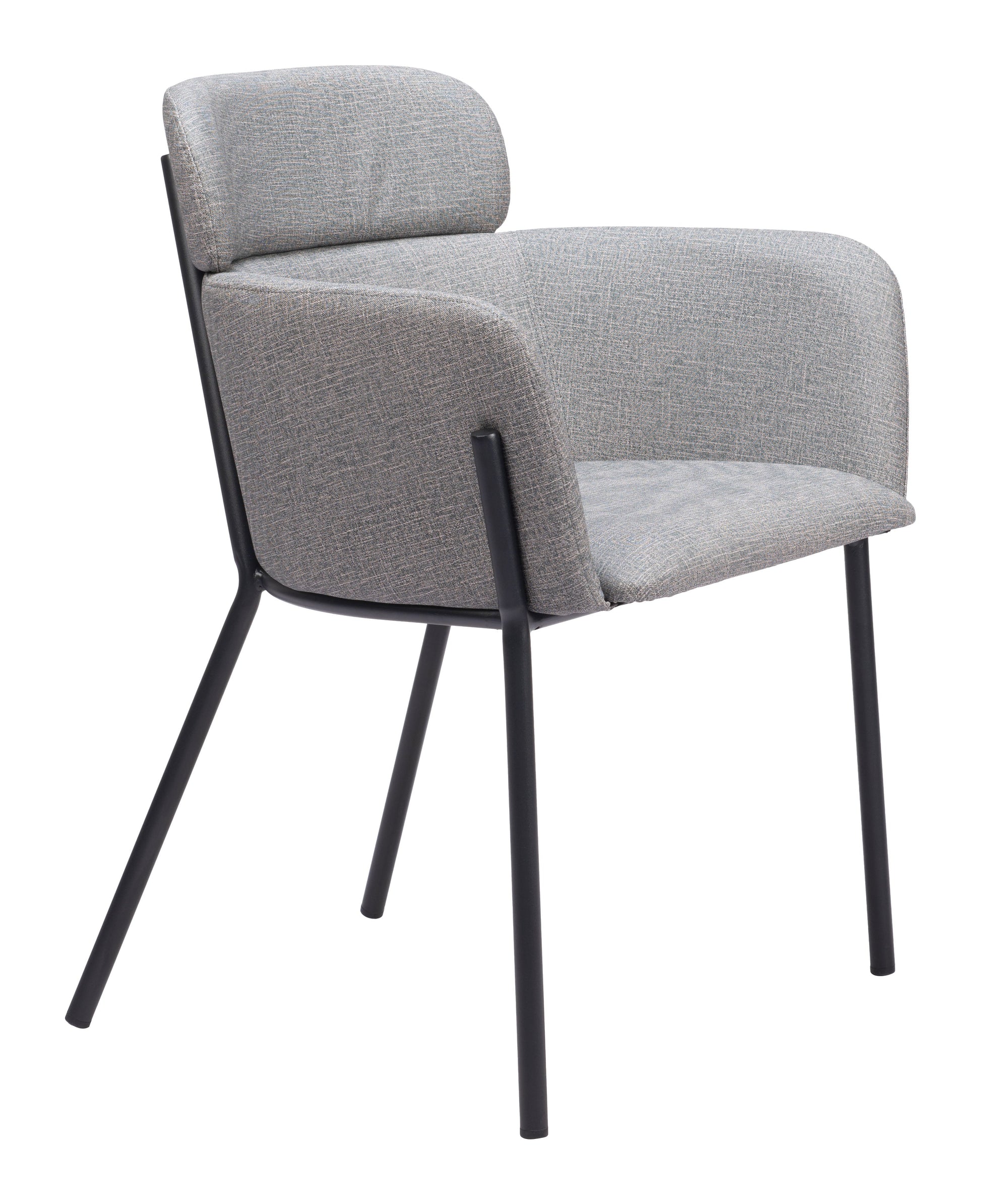 Bremor Slate Gray Dining Chair (Set of 2) - Ornate Home
