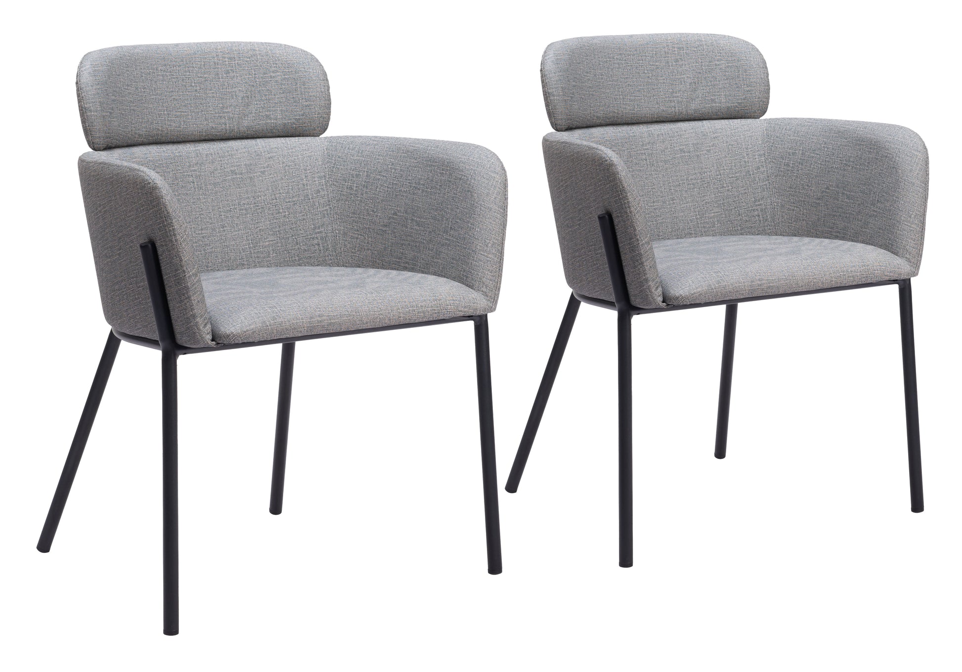 Bremor Slate Gray Dining Chair (Set of 2) - Ornate Home