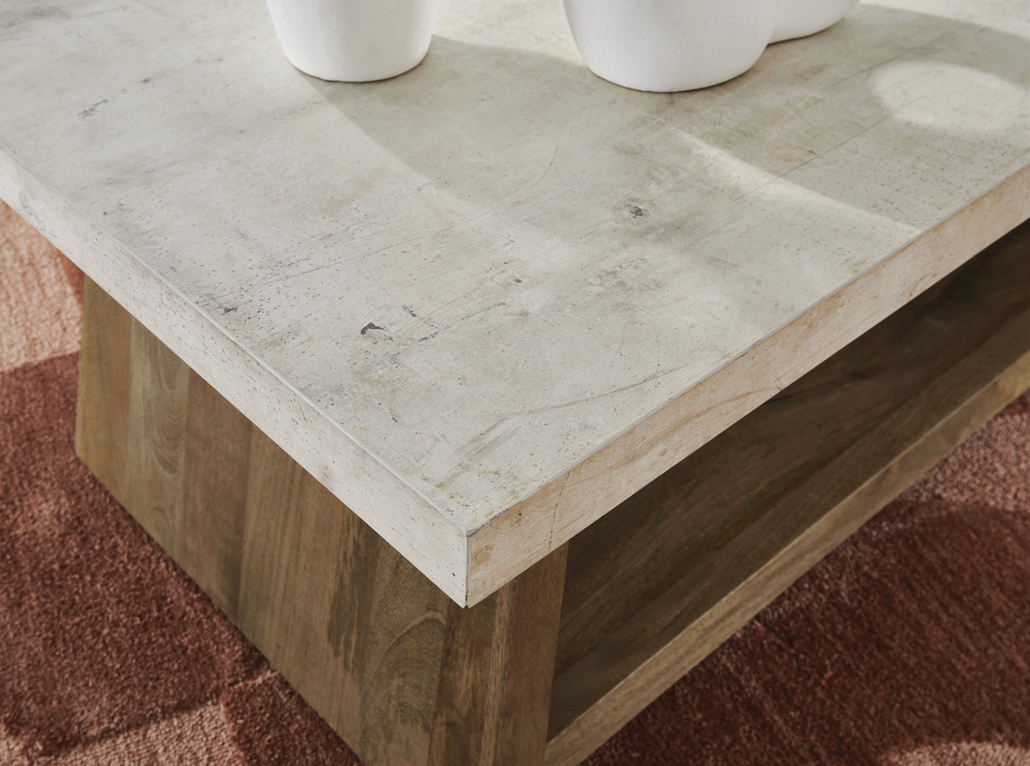 Brendalhouse Light Brown Coffee Table- Viva Furn