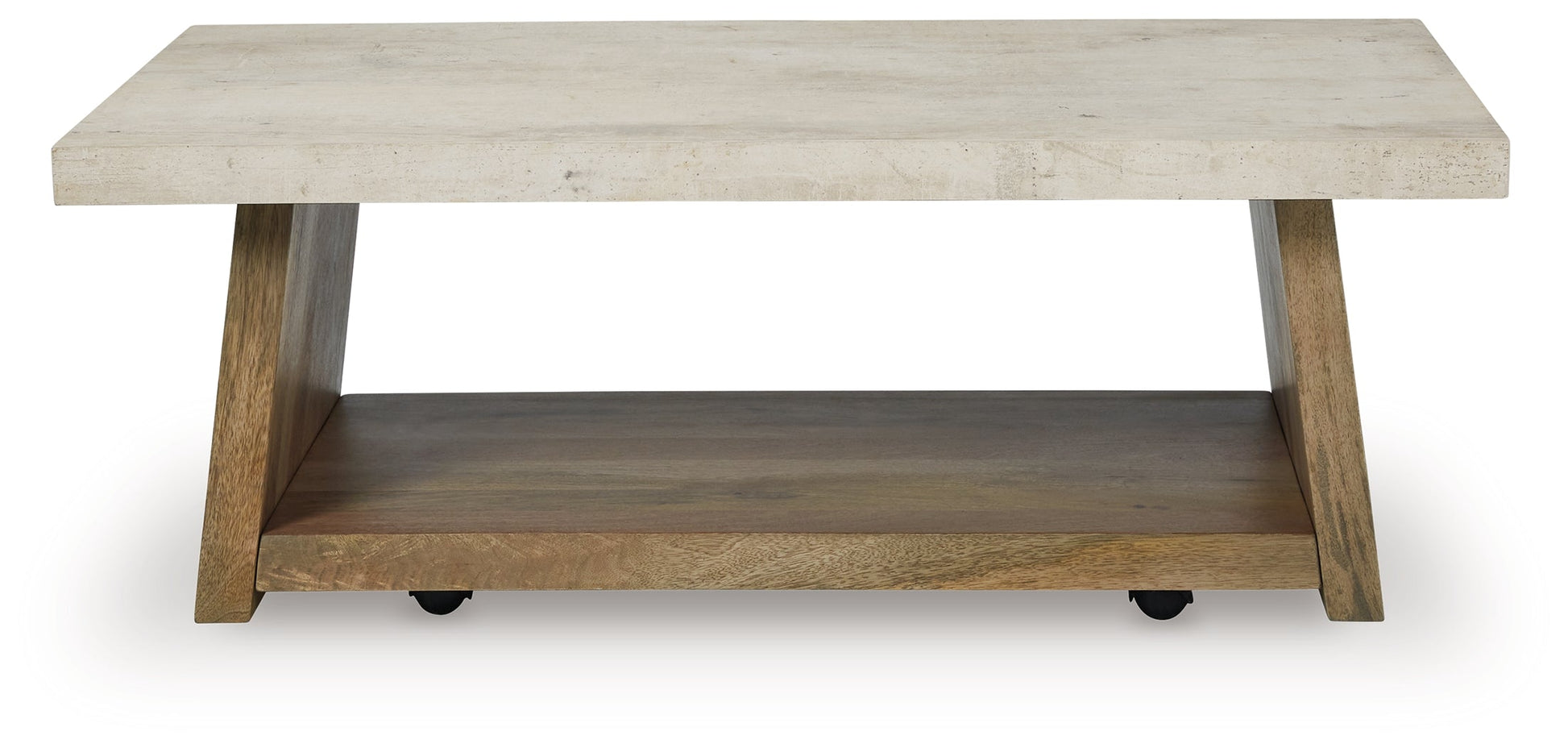 Brendalhouse Light Brown Coffee Table- Viva Furn