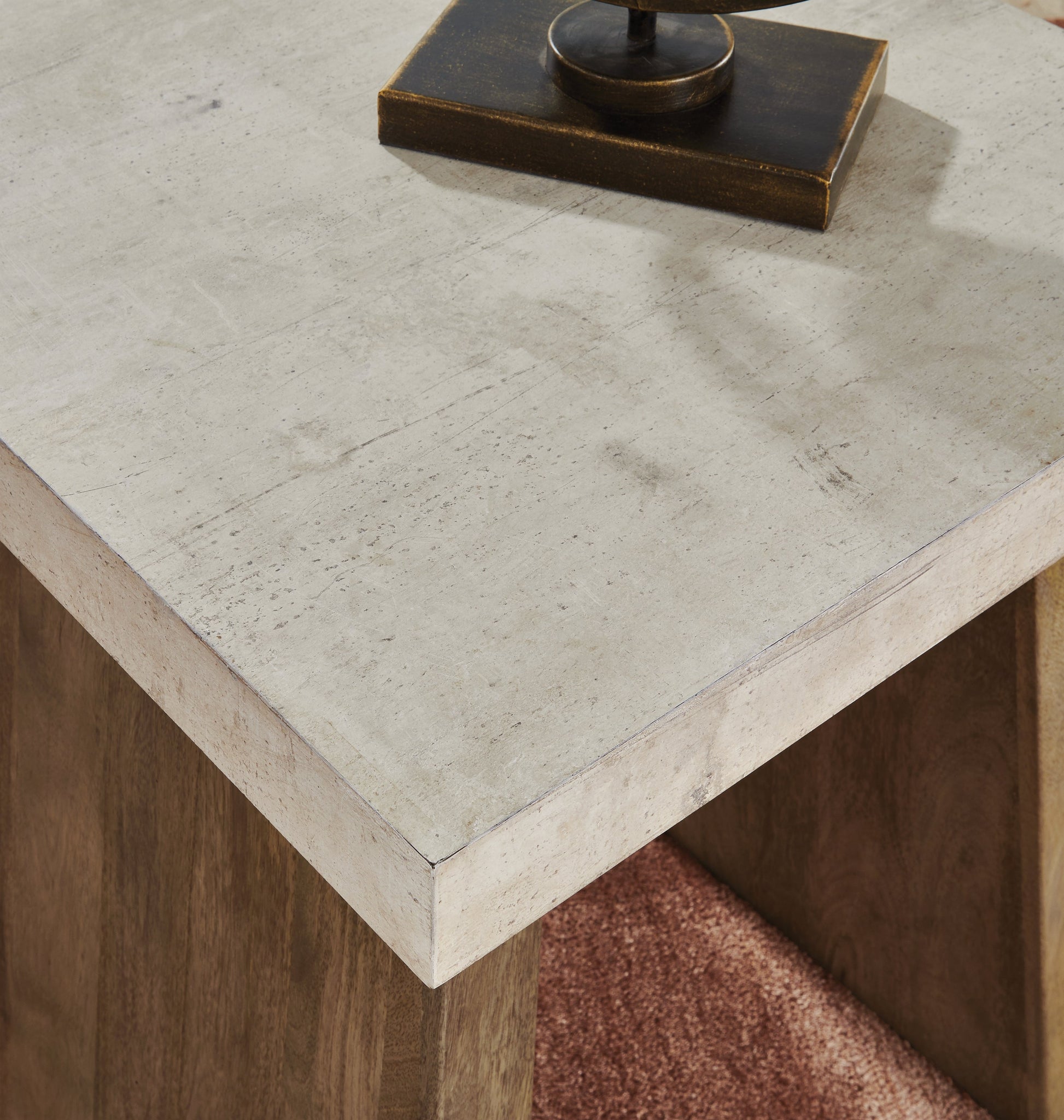 Brendalhouse Light Brown End Table- Viva Furn