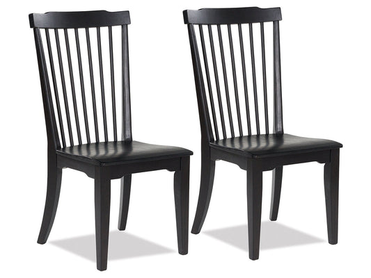 Brenkerton Black Dining Chair (Set of 2)- Viva Furn