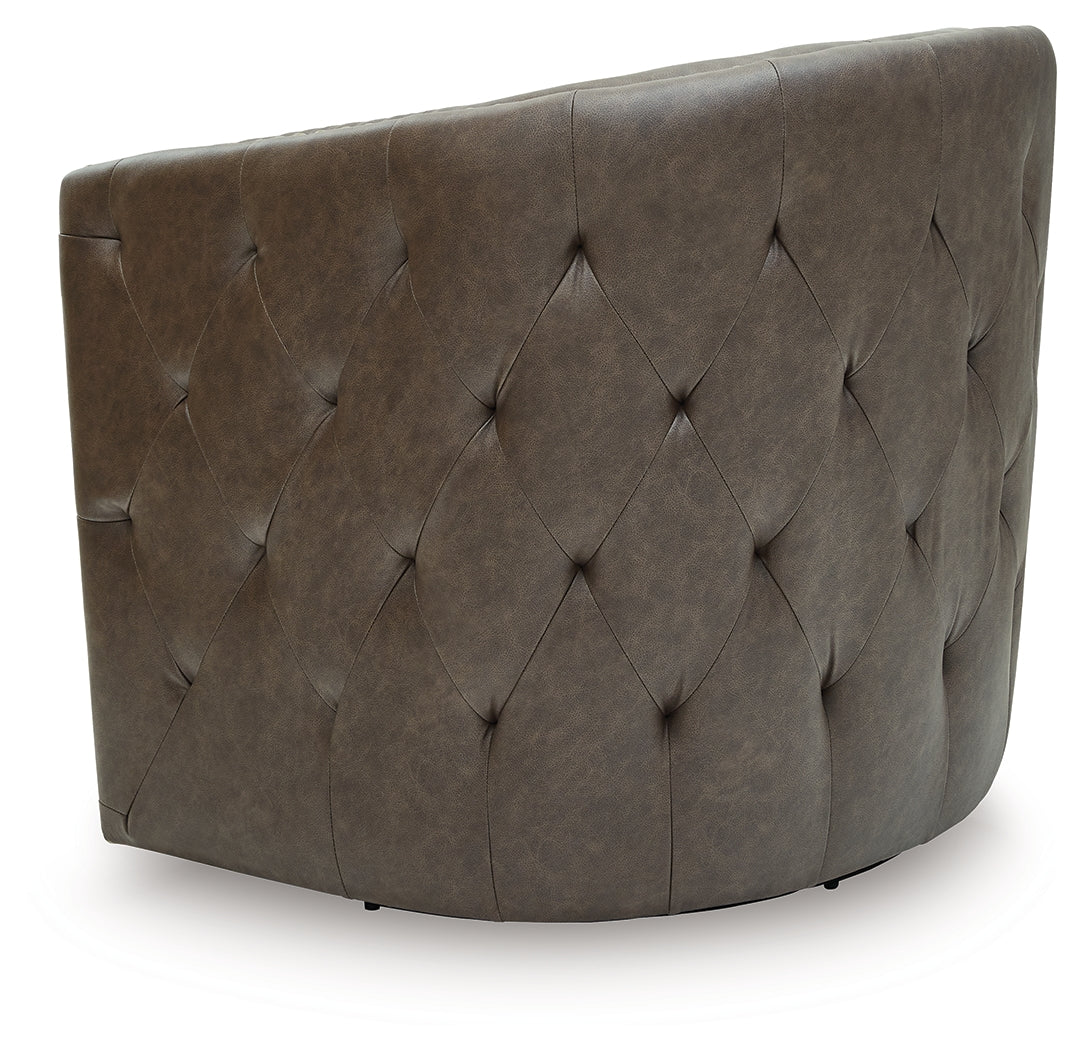 Brentlow Granite Swivel Accent Chair- Viva Furn