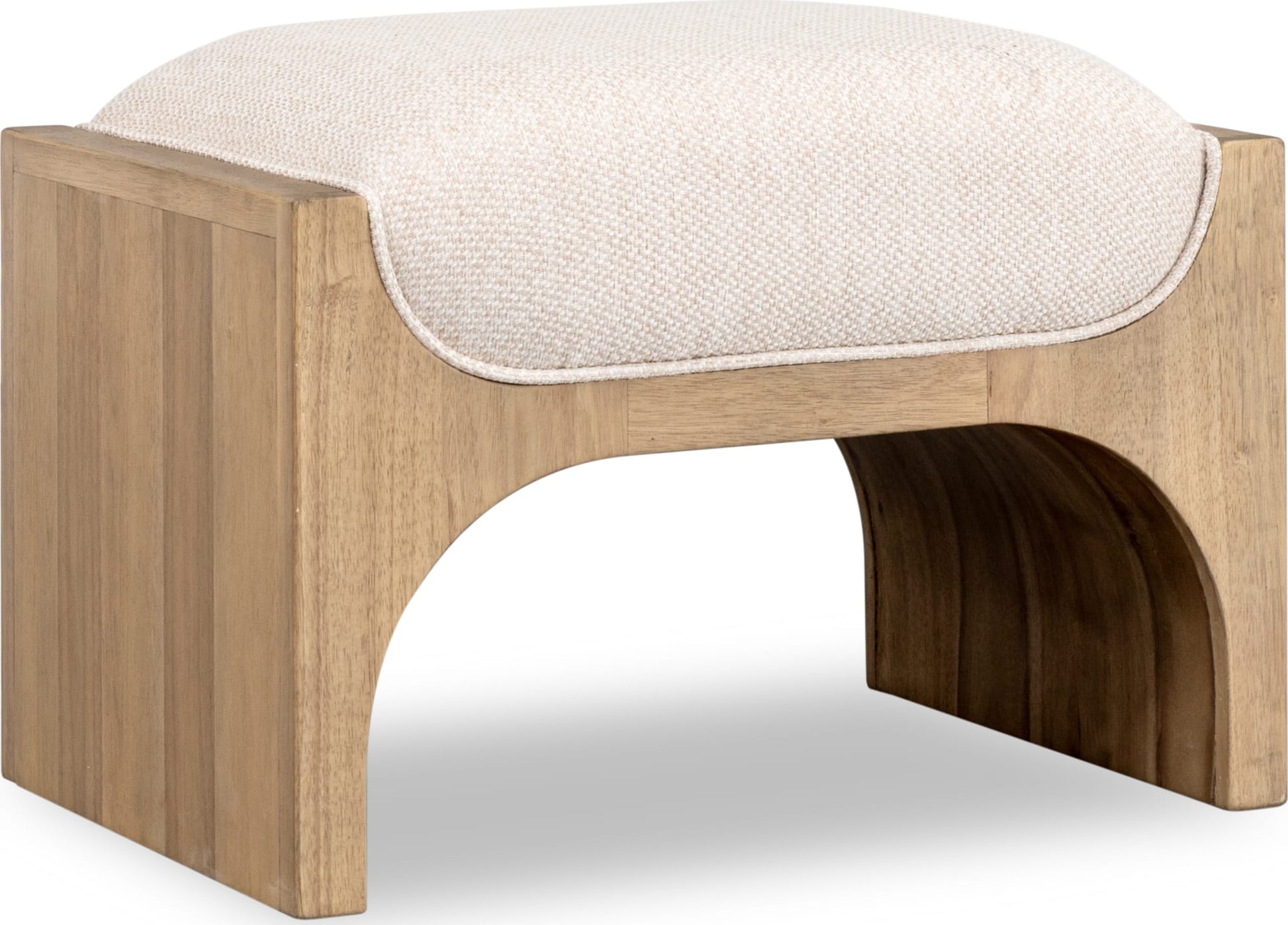 Brentwood Harvest Weave/Brioche Ottoman - Ornate Home