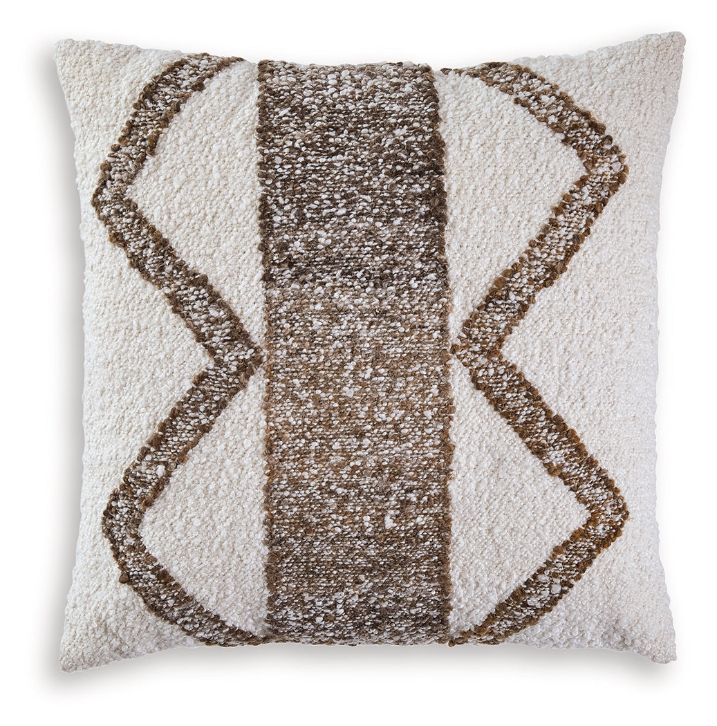 Brettwood Ivory/Brown Pillow (Set of 4)- Viva Furn