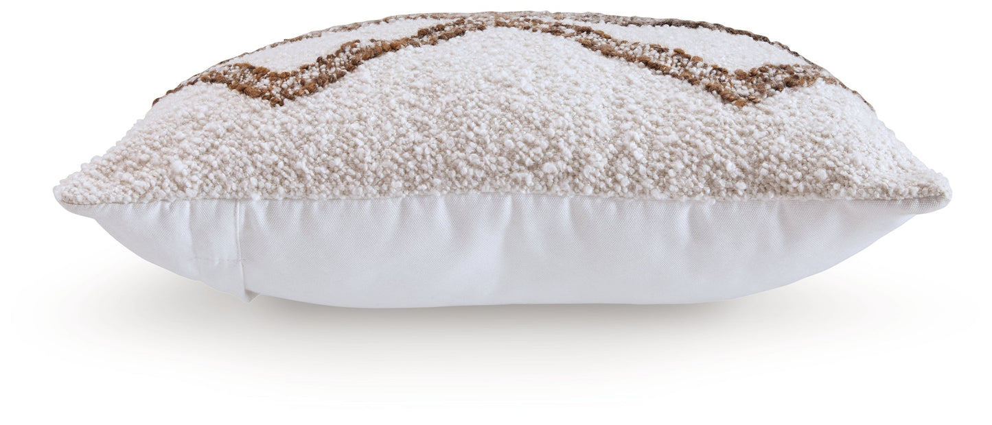 Brettwood Ivory/Brown Pillow (Set of 4)- Viva Furn