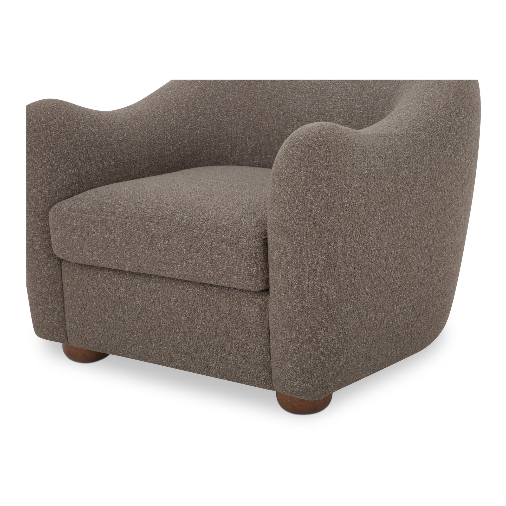 Bria Brown Accent Chair - Ornate Home