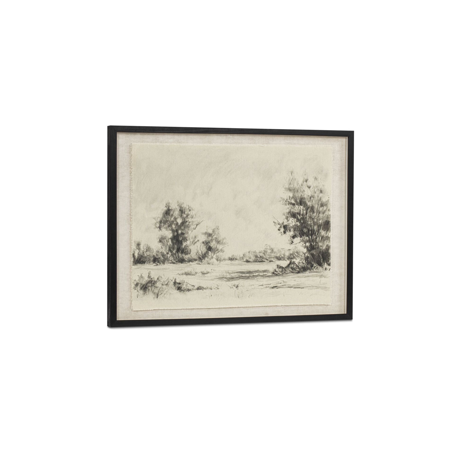 Briar Multi Color Framed Print On Linen - Ornate Home