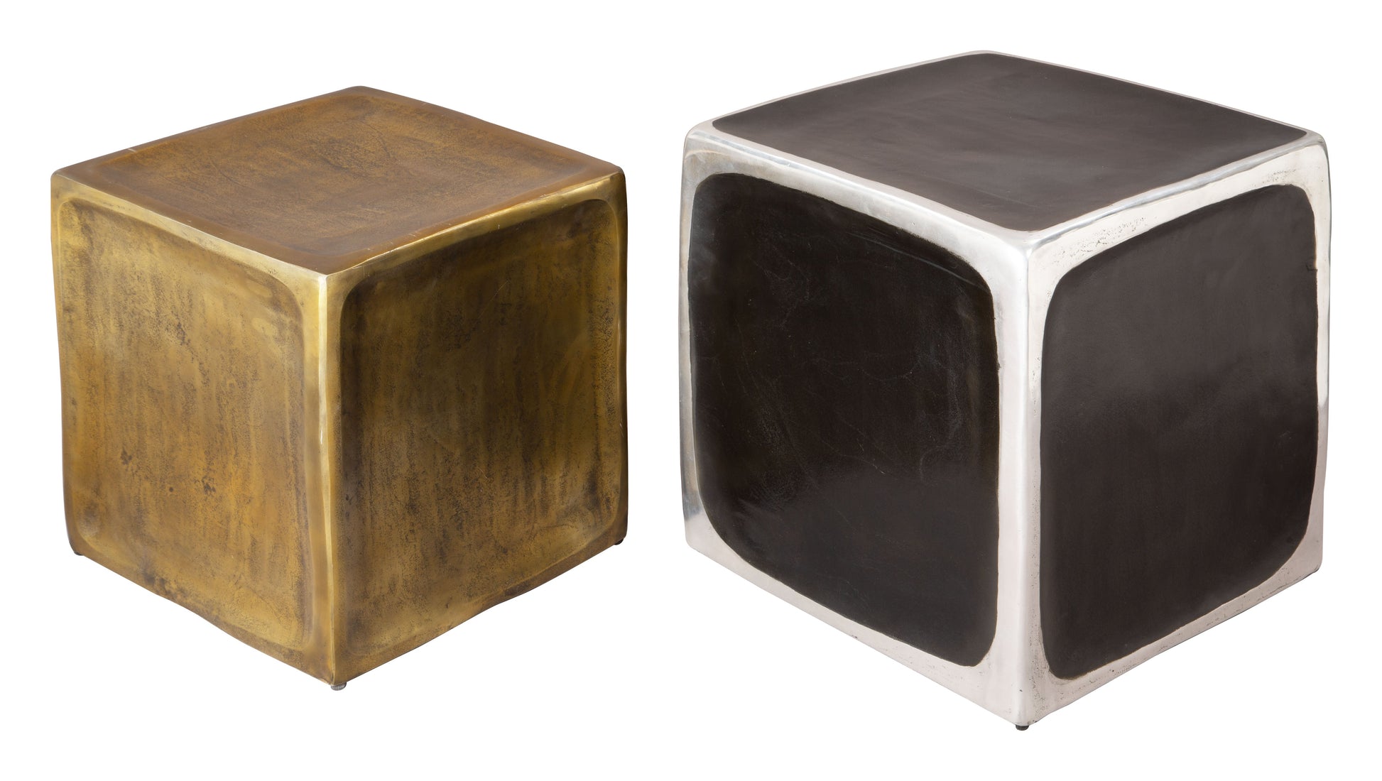 Brics Multicolor Side Table Set (2-Piece) - Ornate Home