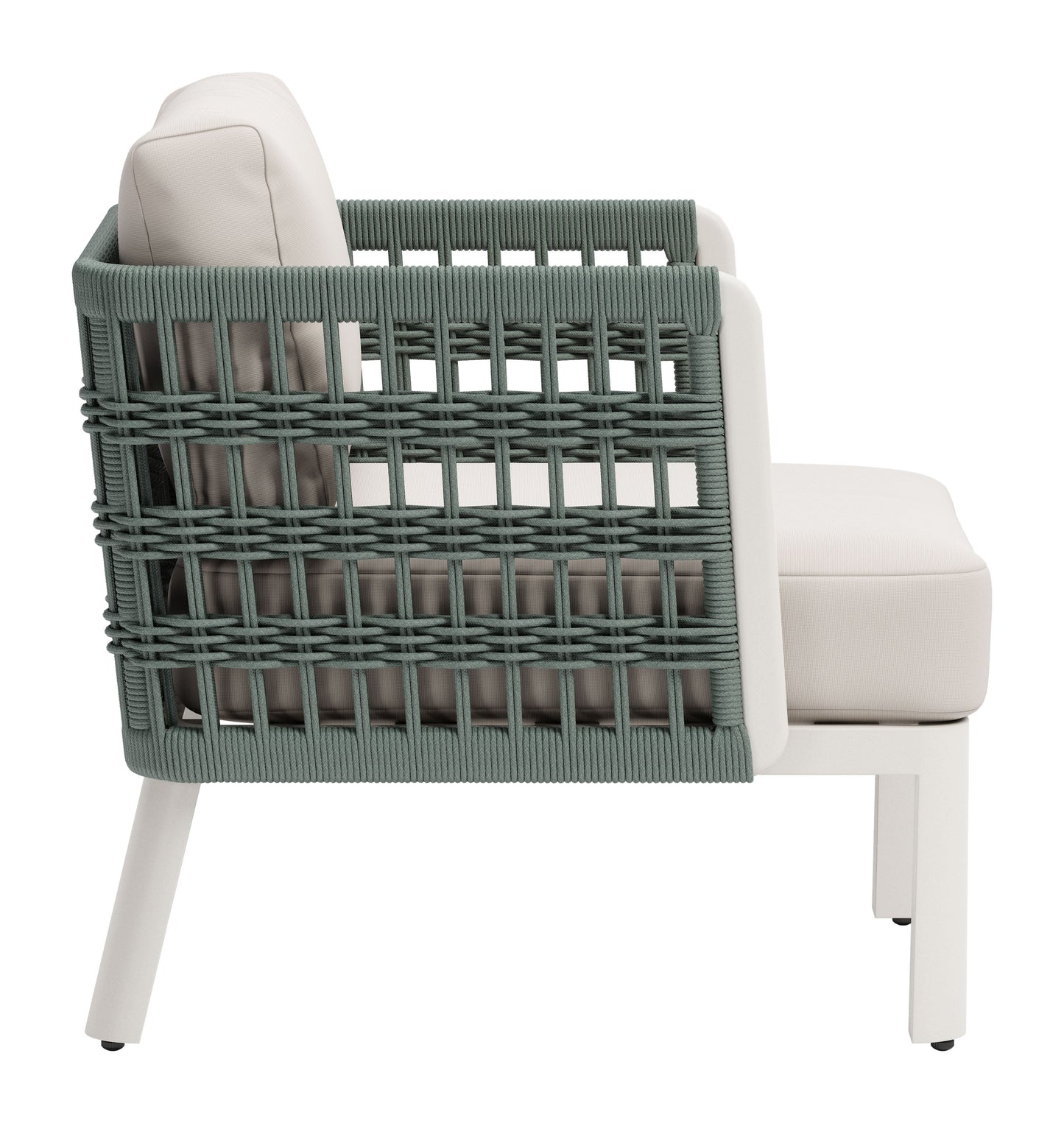Bridgehampton White Outdoor Armchair - Ornate Home