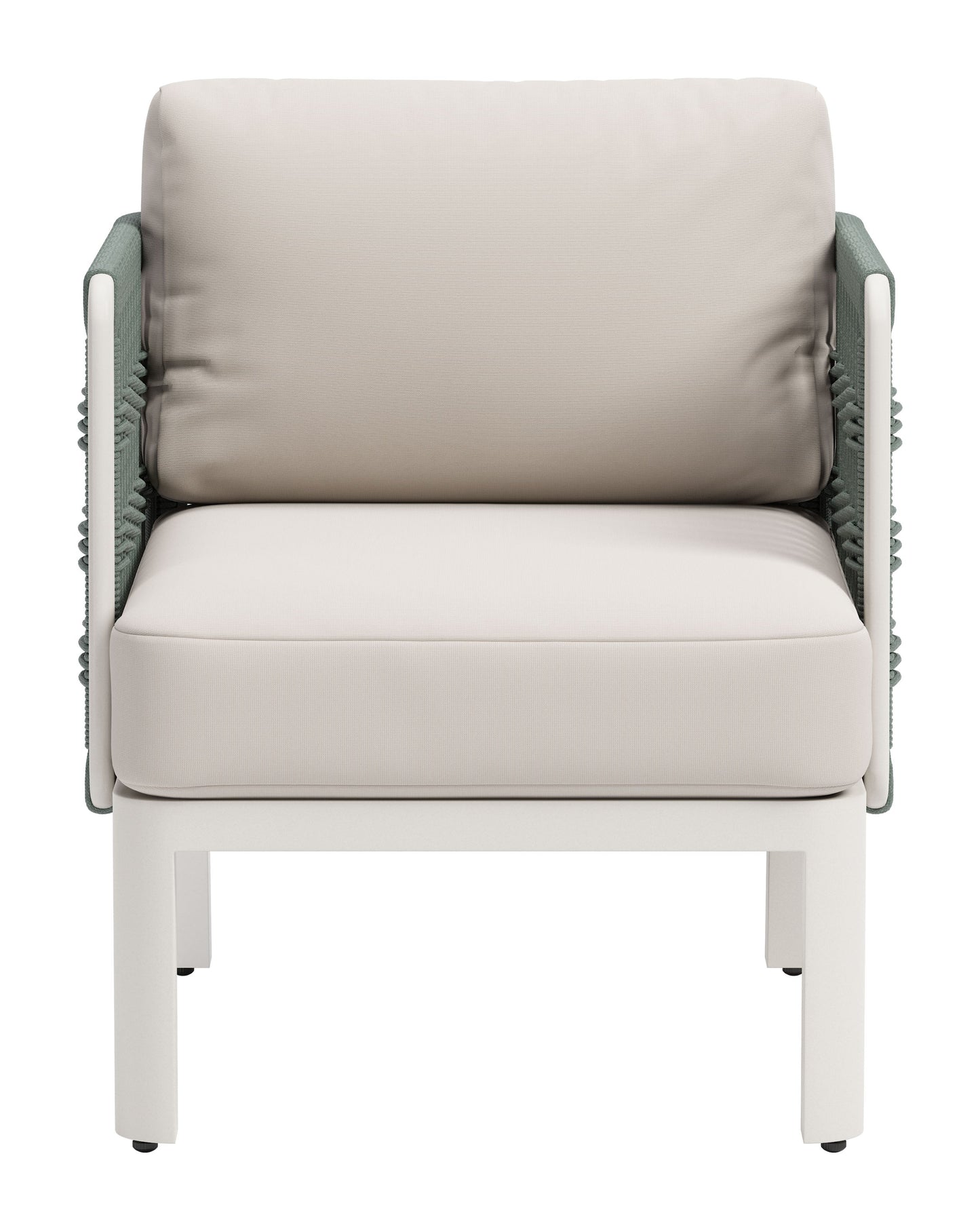 Bridgehampton White Outdoor Armchair - Ornate Home