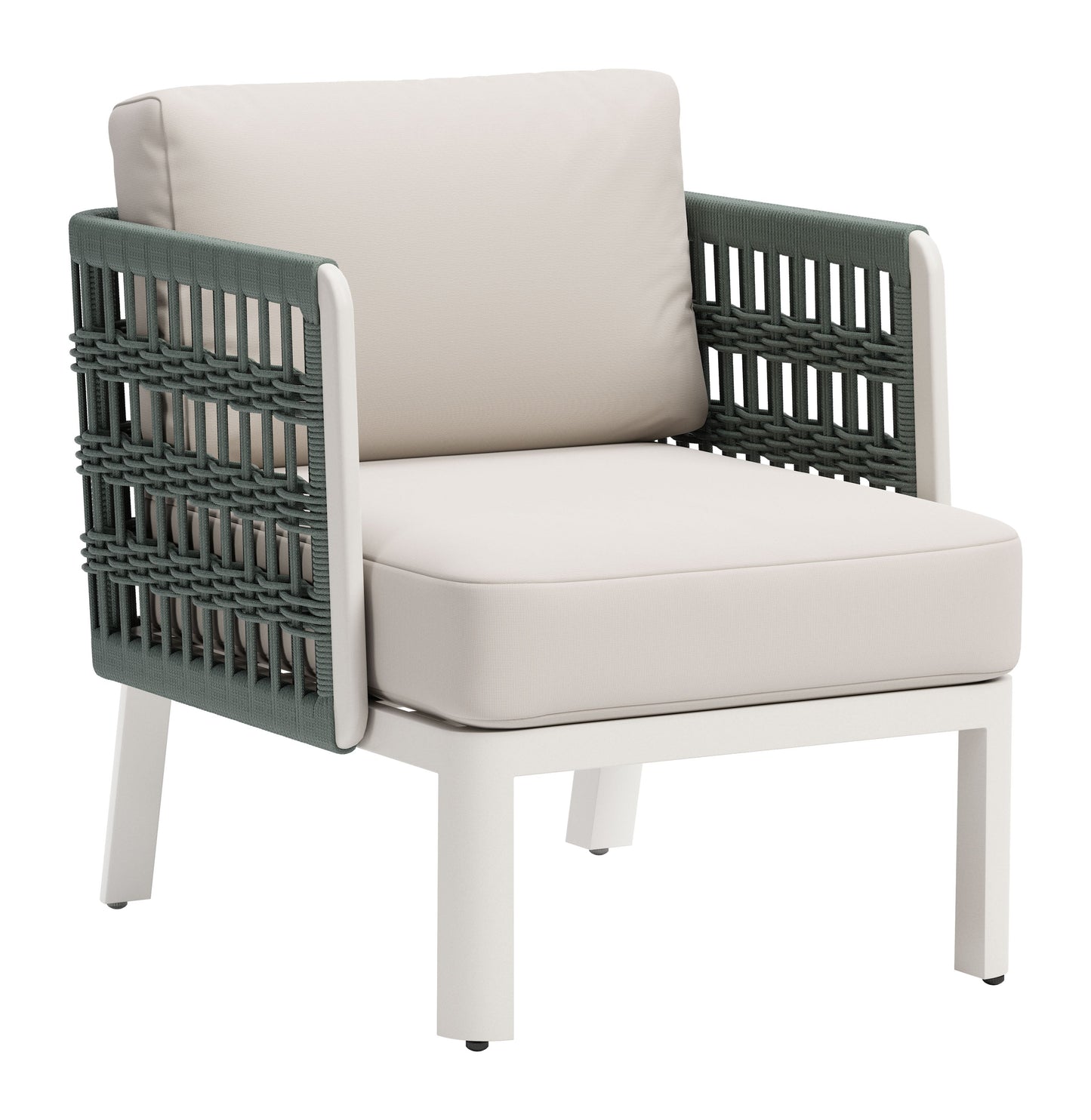 Bridgehampton White Outdoor Armchair - Ornate Home