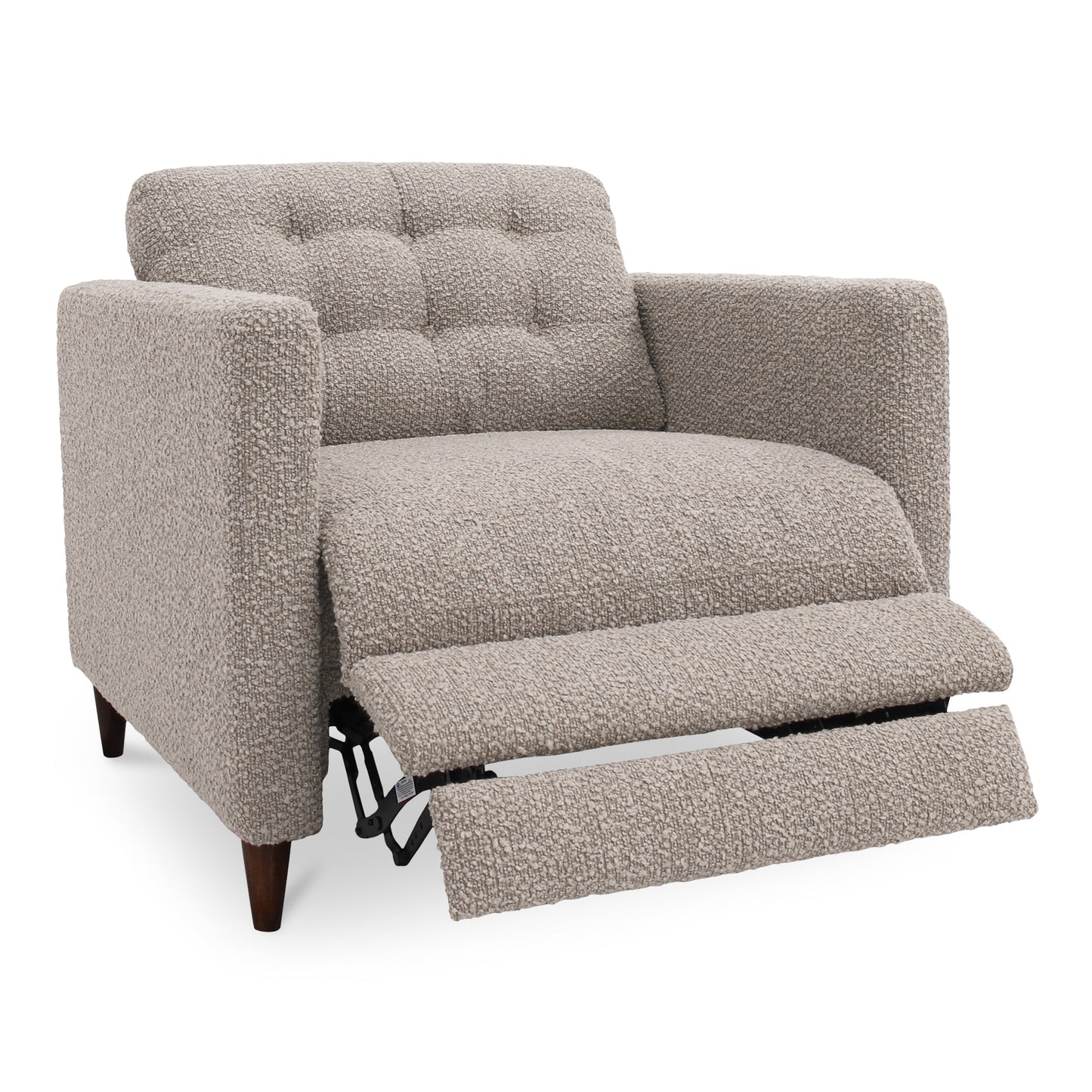 Bridgers Warm Grey Power Recliner Chair - Ornate Home