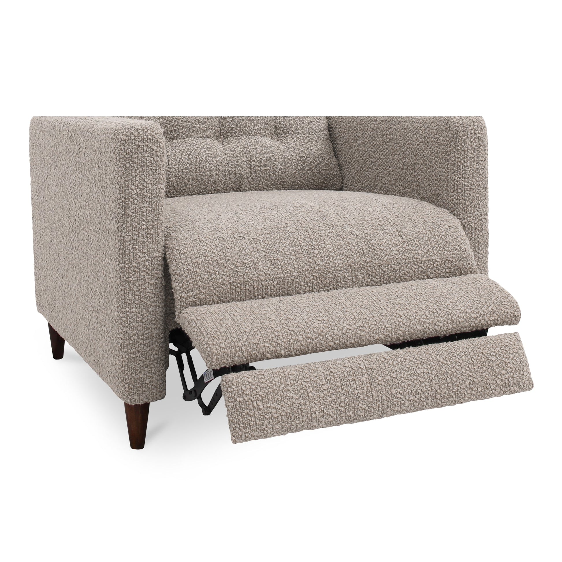 Bridgers Warm Grey Power Recliner Chair - Ornate Home
