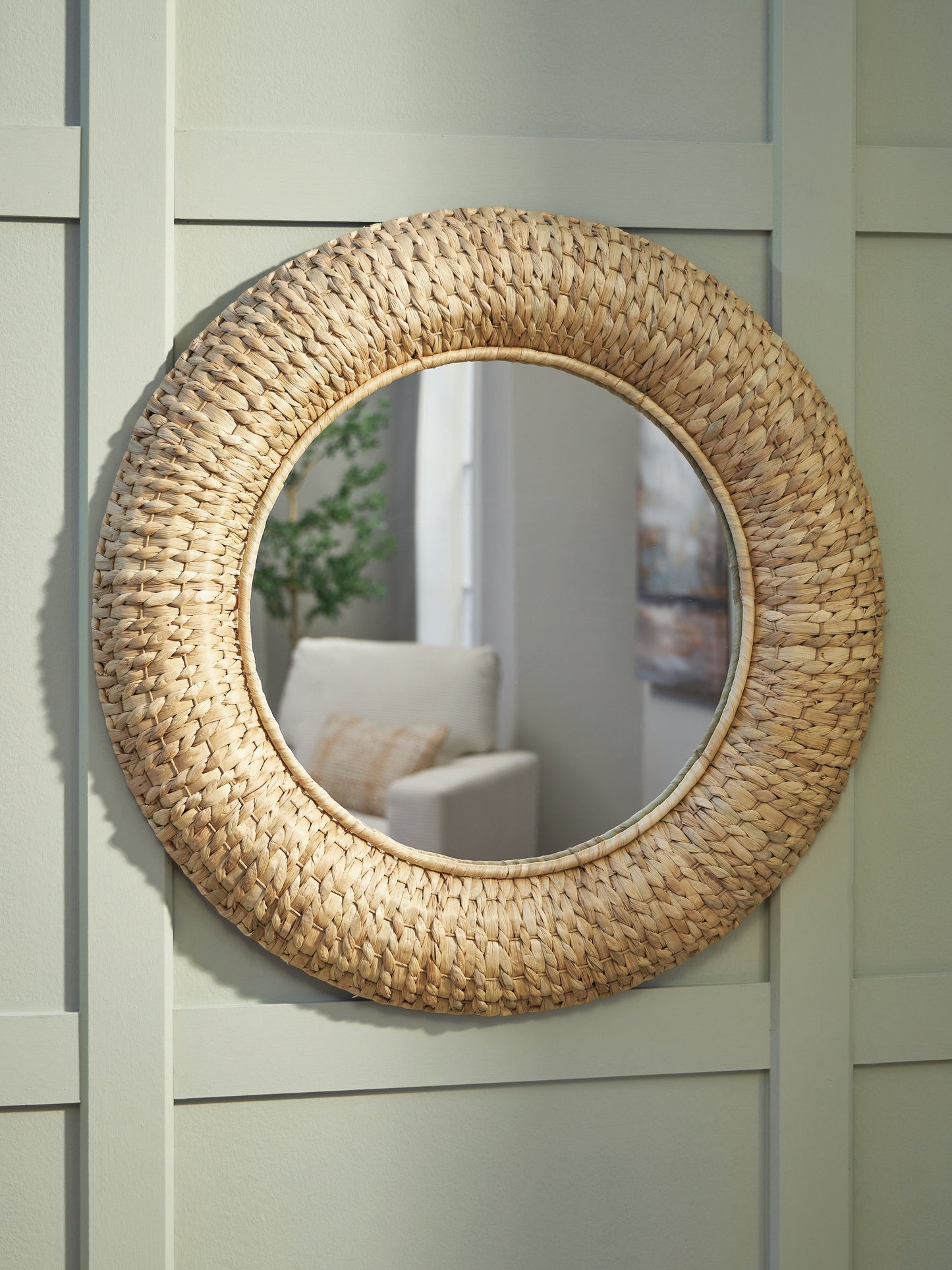 Briggsburg Natural Accent Mirror- Viva Furn