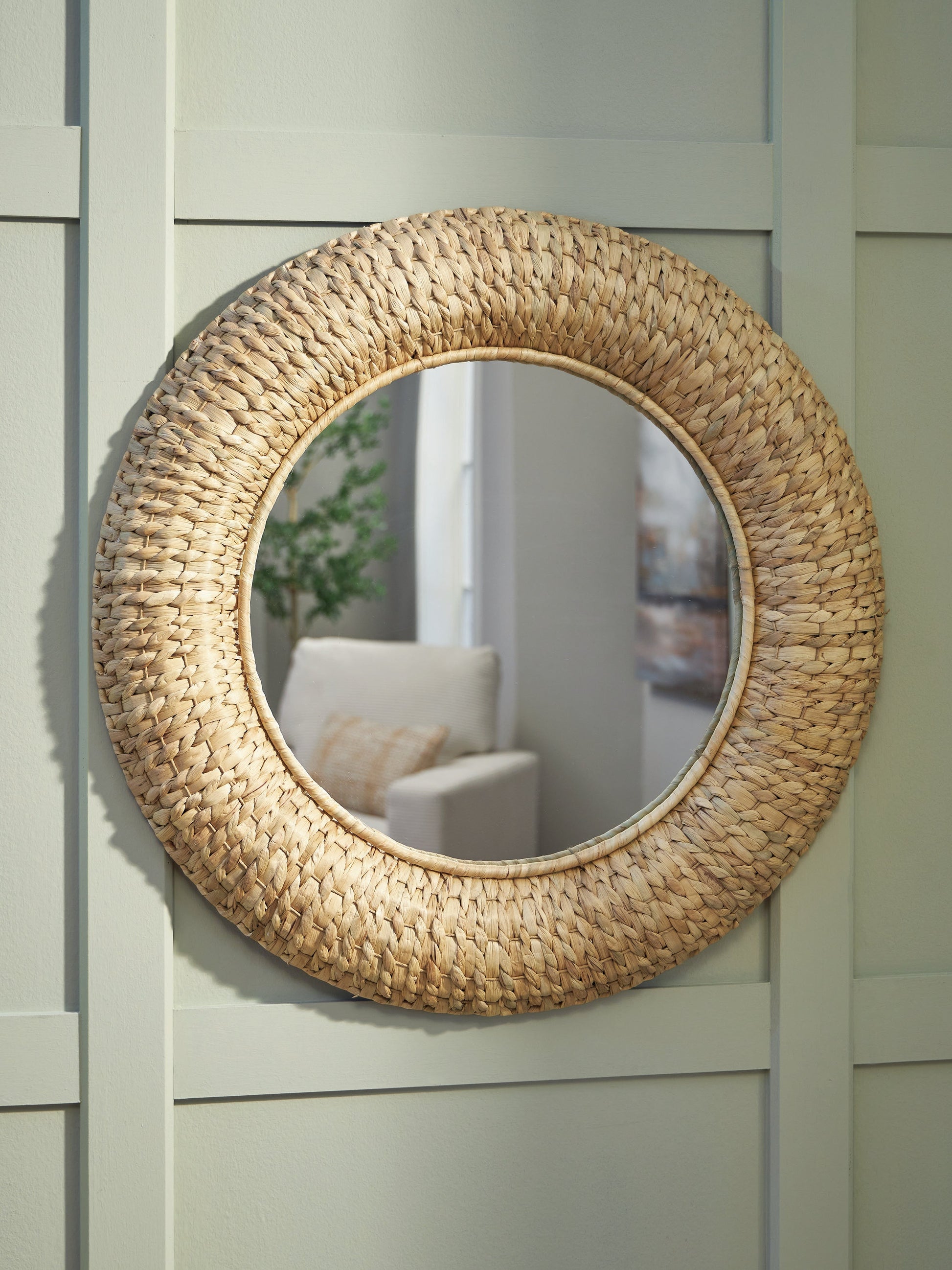 Briggsburg Natural Accent Mirror- Viva Furn