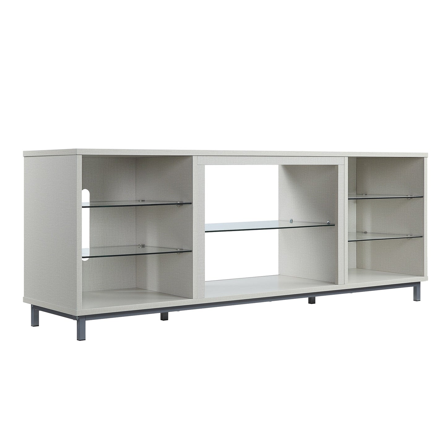 Brighton 60" TV Stand in Beige - Ornate Home