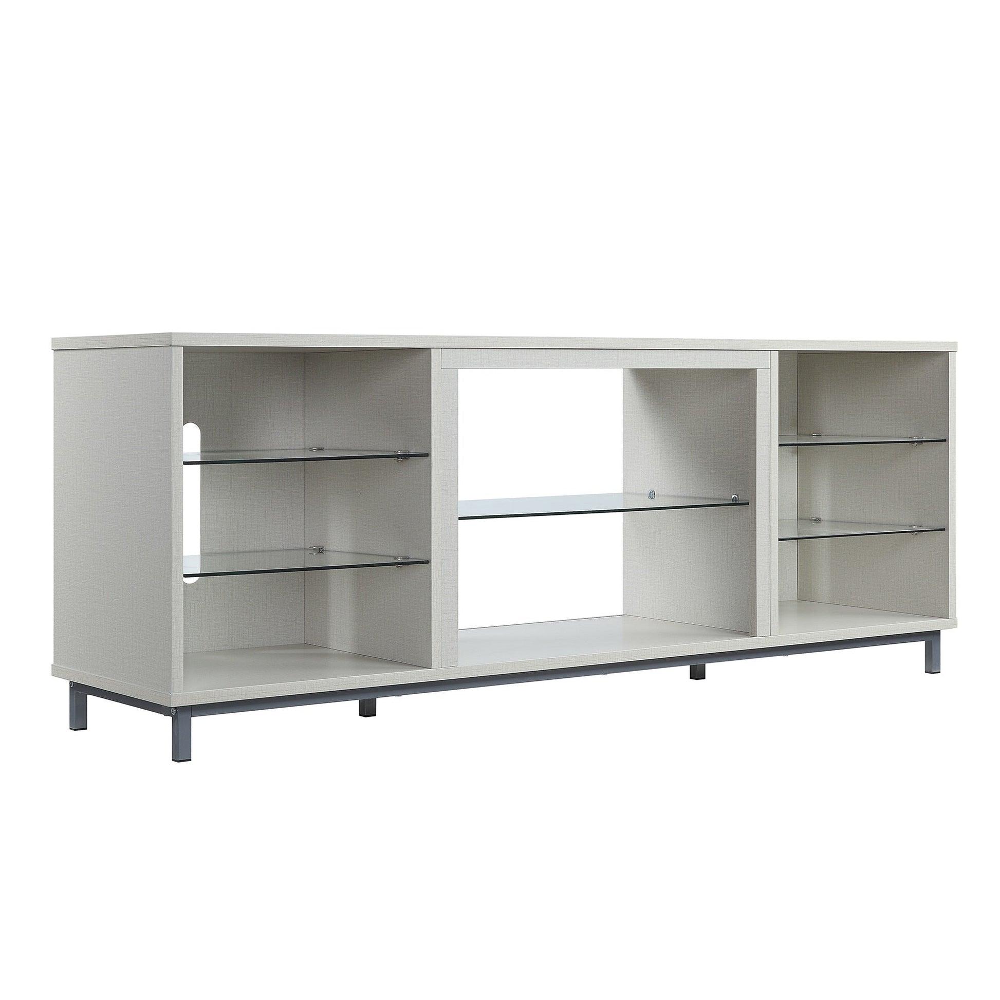 Brighton 60" TV Stand in Beige - Ornate Home