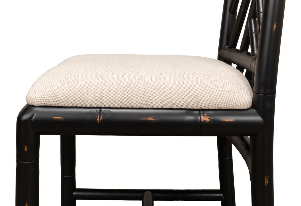 Brighton Black Bamboo Side Chair (Set of 2) - Ornate Home