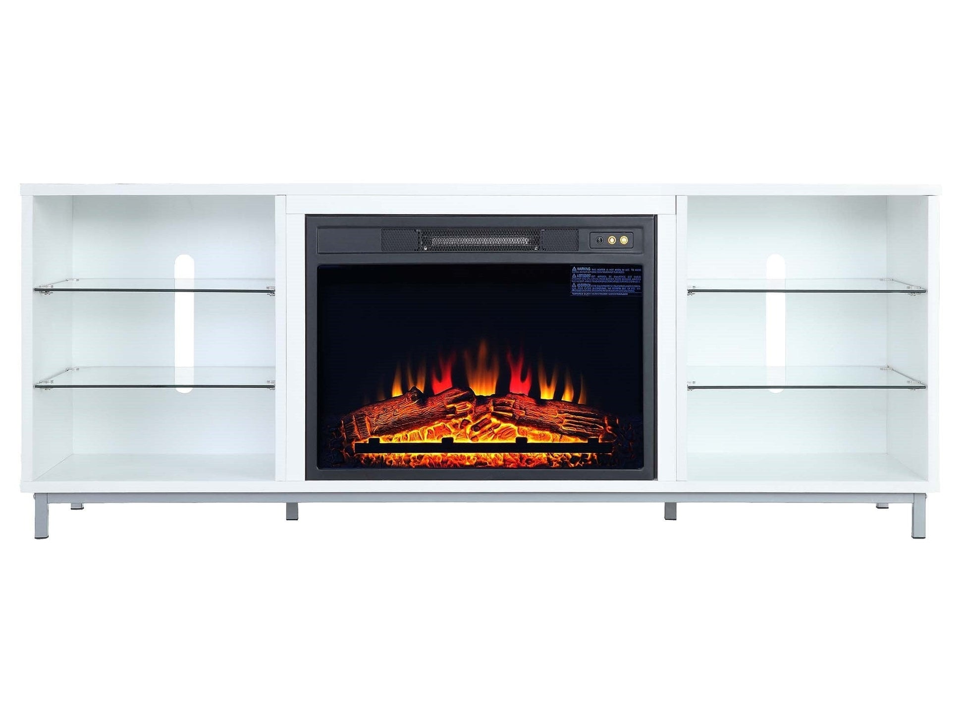 Brighton Fireplace in White - Ornate Home