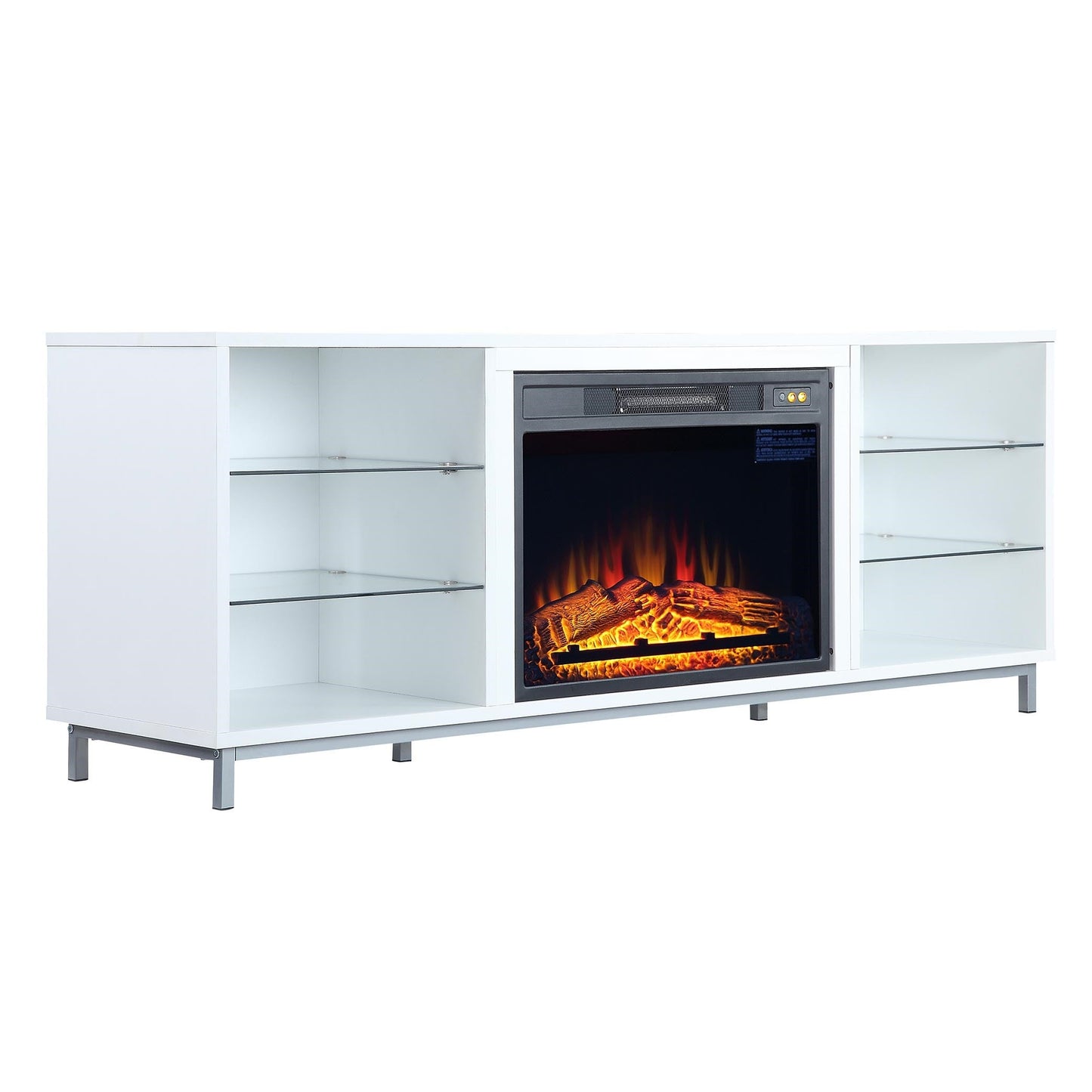 Brighton Fireplace in White - Ornate Home