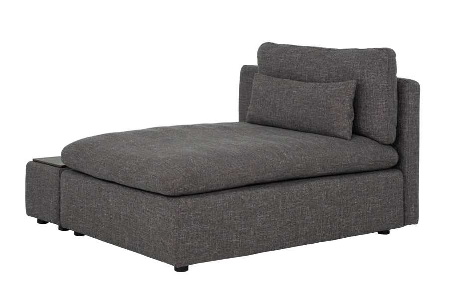 Divani Casa Paseo Charcoal Modular Sectional / 4pc - Ornate Home
