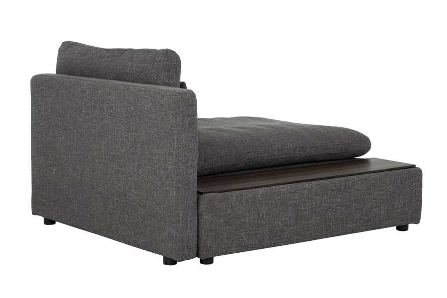 Divani Casa Paseo Charcoal Modular Sectional / 4pc - Ornate Home