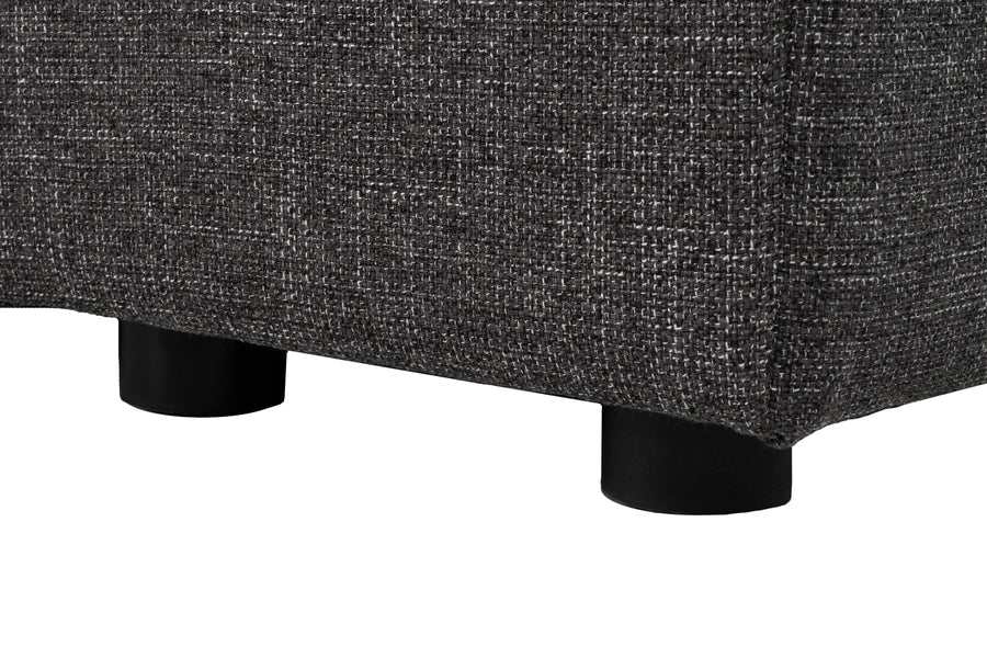 Divani Casa Paseo Charcoal Modular Sectional Sofa w/ Console Create your own Style - Ornate Home
