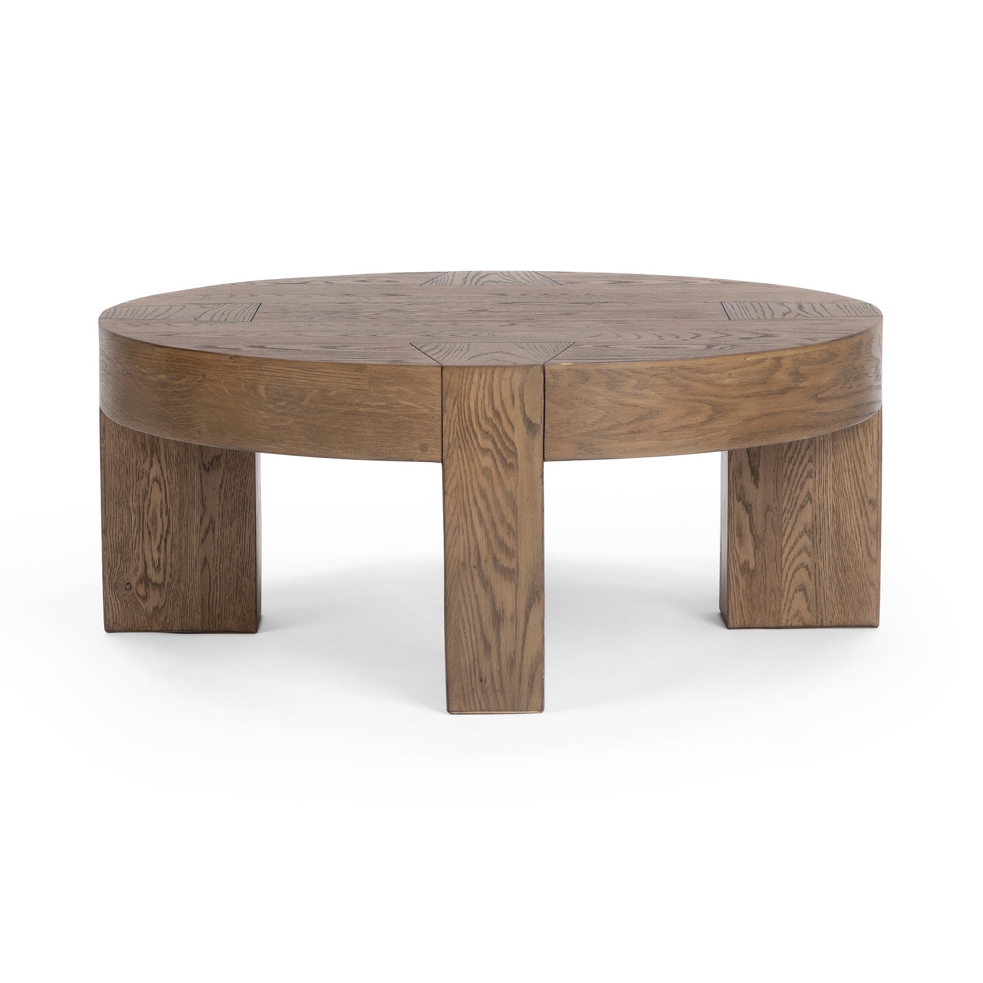 Bristol Cafe Brown Round Coffee Table - Ornate Home