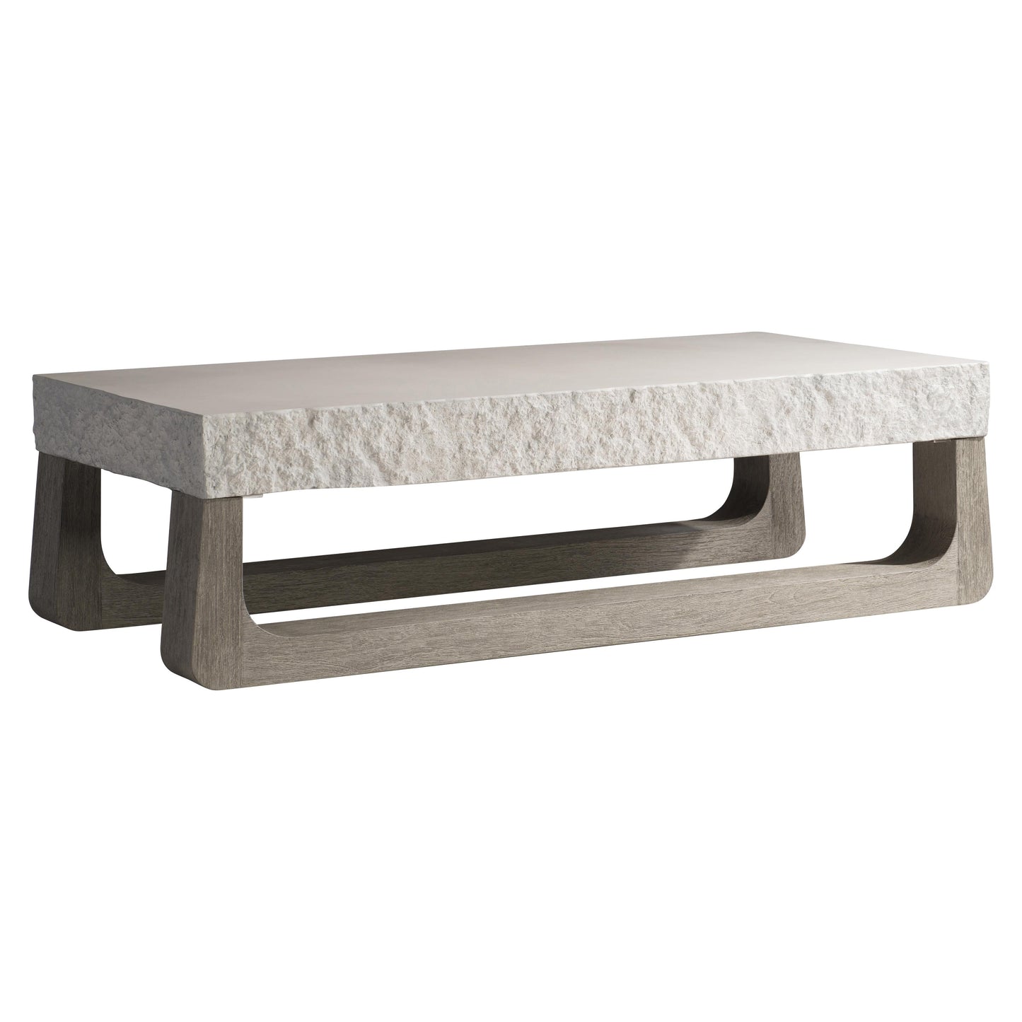 Bristol Sand Grey/Weathered Teak Outdoor Cocktail Table - Ornate Home
